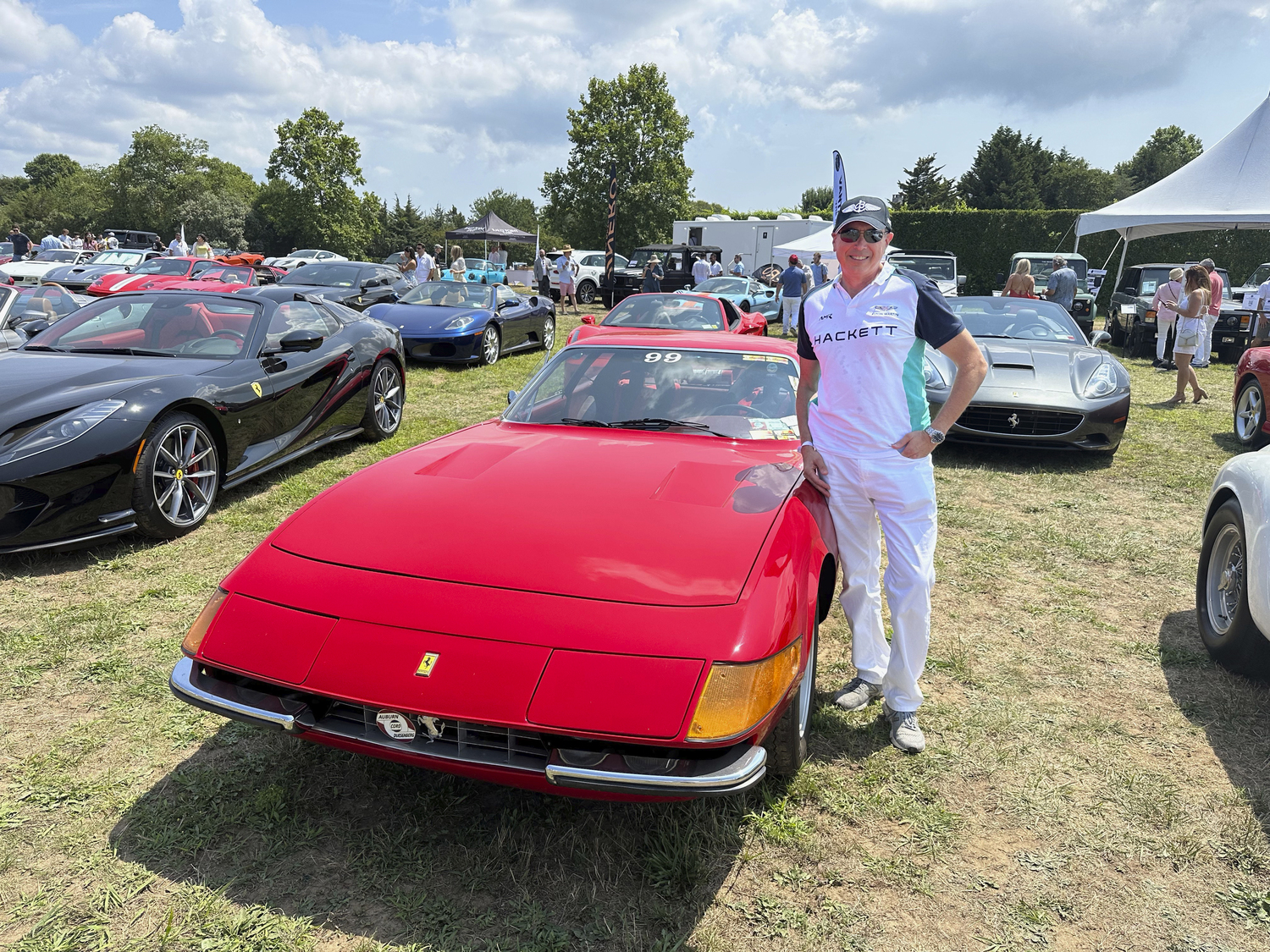 Ken Fishel at the Rand Luxury Hamptons Concours.  GREG D'ELIA