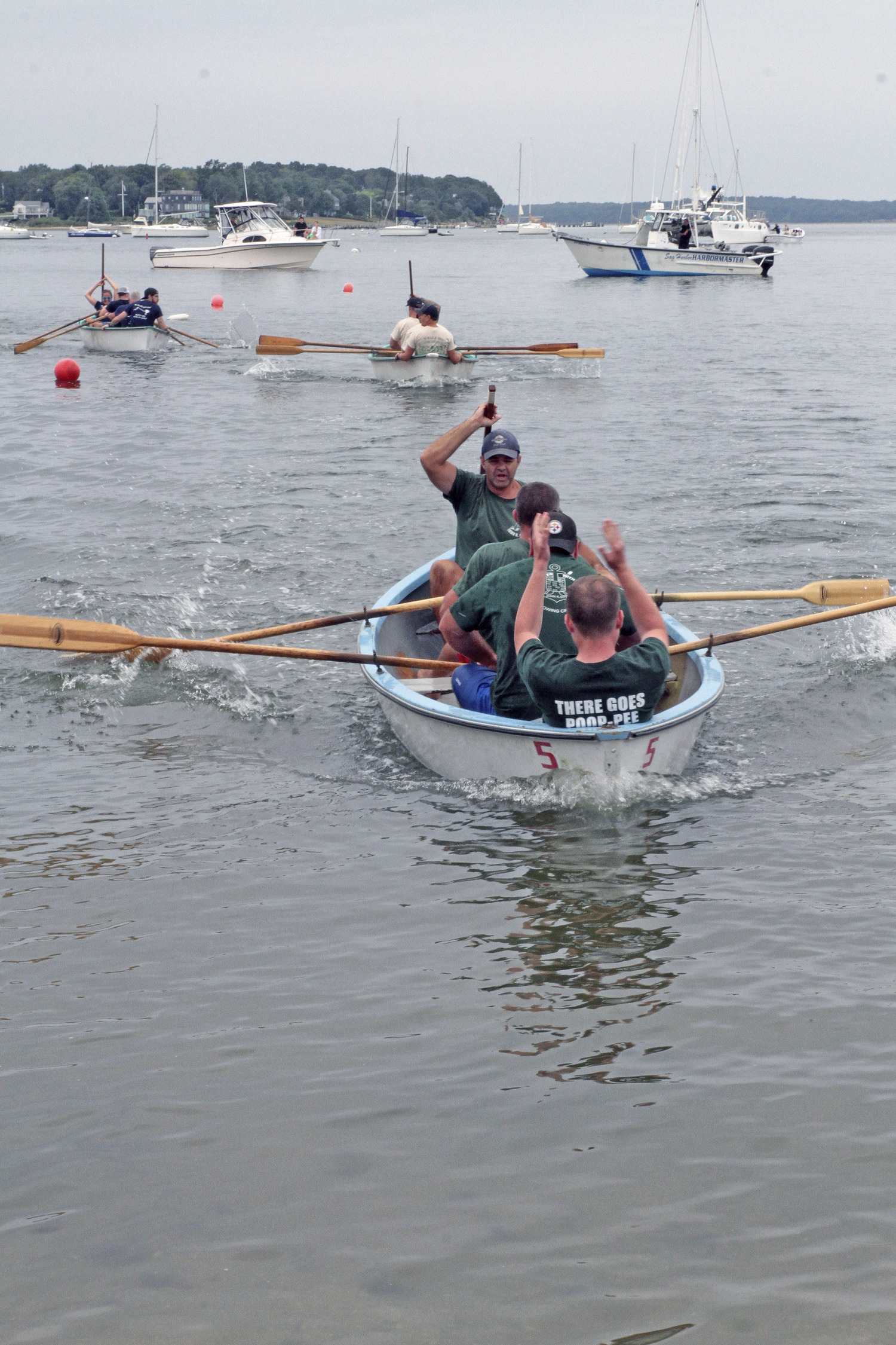 The whaleboat races during Harborfest 2022.  KYRIL BROMLEY