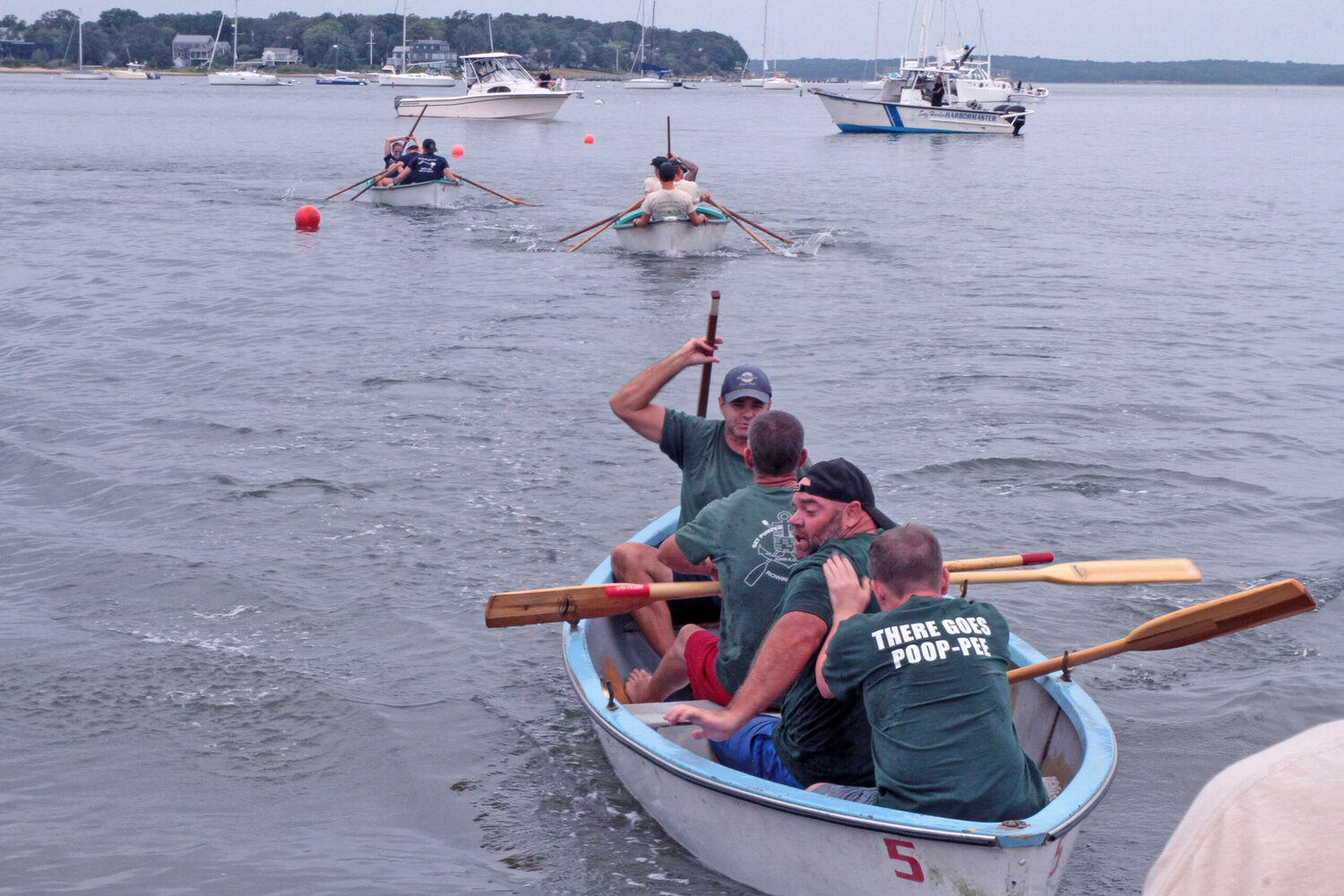 The whaleboat races at HarborFest 2022.
