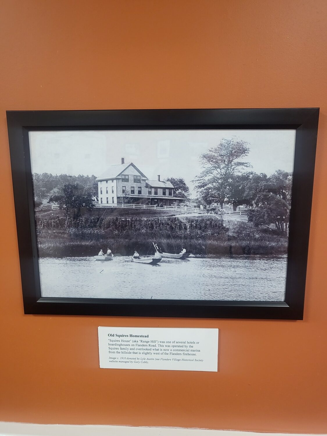 Thomas Dunbar's wife, Louisa, and their two daughters, are depicted in this photo. The family was related to Samuel Huntington, a signer of the Declaration of Independence. FLANDERS VILLAGE HISTORICAL SOCIETY