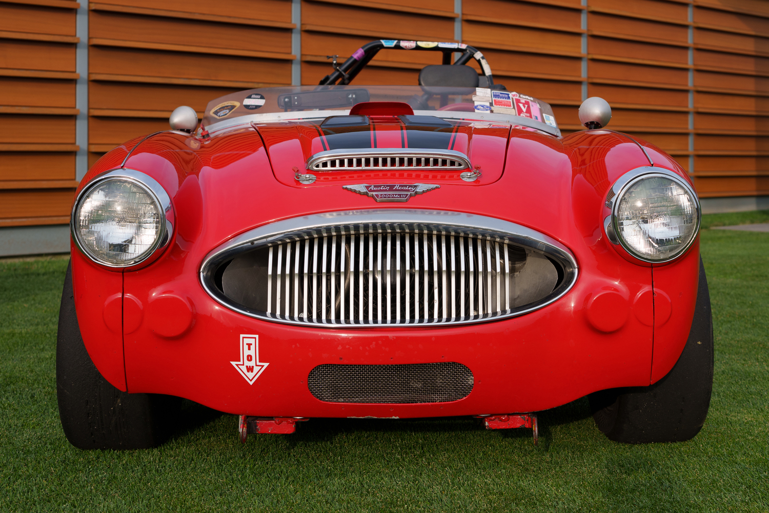 The front end of an Austin-Healey 3000.   LORI HAWKINS