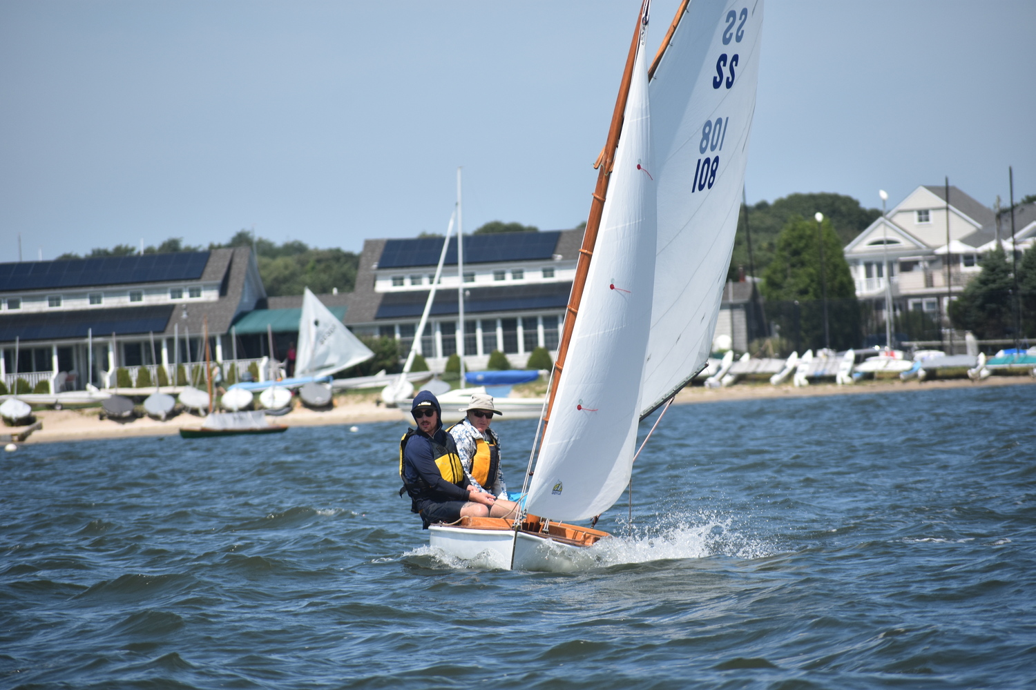 SS108 Tern, skippered by David Phillips and crew, his son, Mattias Phillips. DANIEL FLYNN