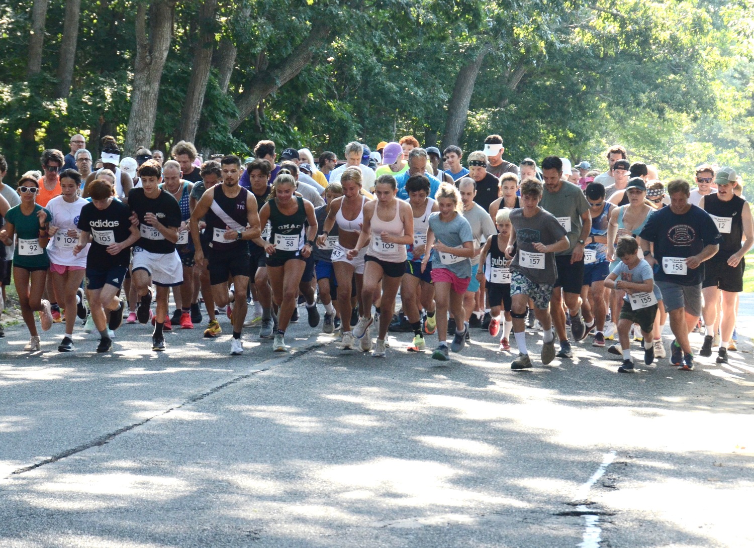 The Old Montauk Athletic Club hosted the Great Bonac Foot Races on Monday, Labor Day,, in Springs.   KYRIL BROMLEY