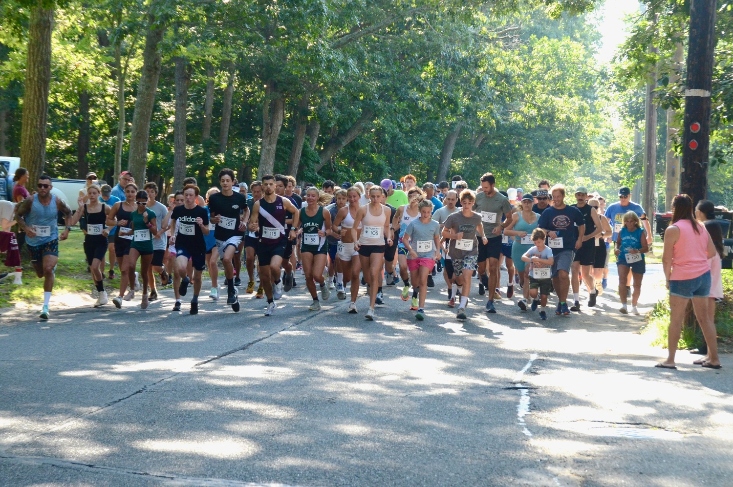 The Old Montauk Athletic Club hosted the Great Bonac Foot Races on Monday, Labor Day,, in Springs.   KYRIL BROMLEY