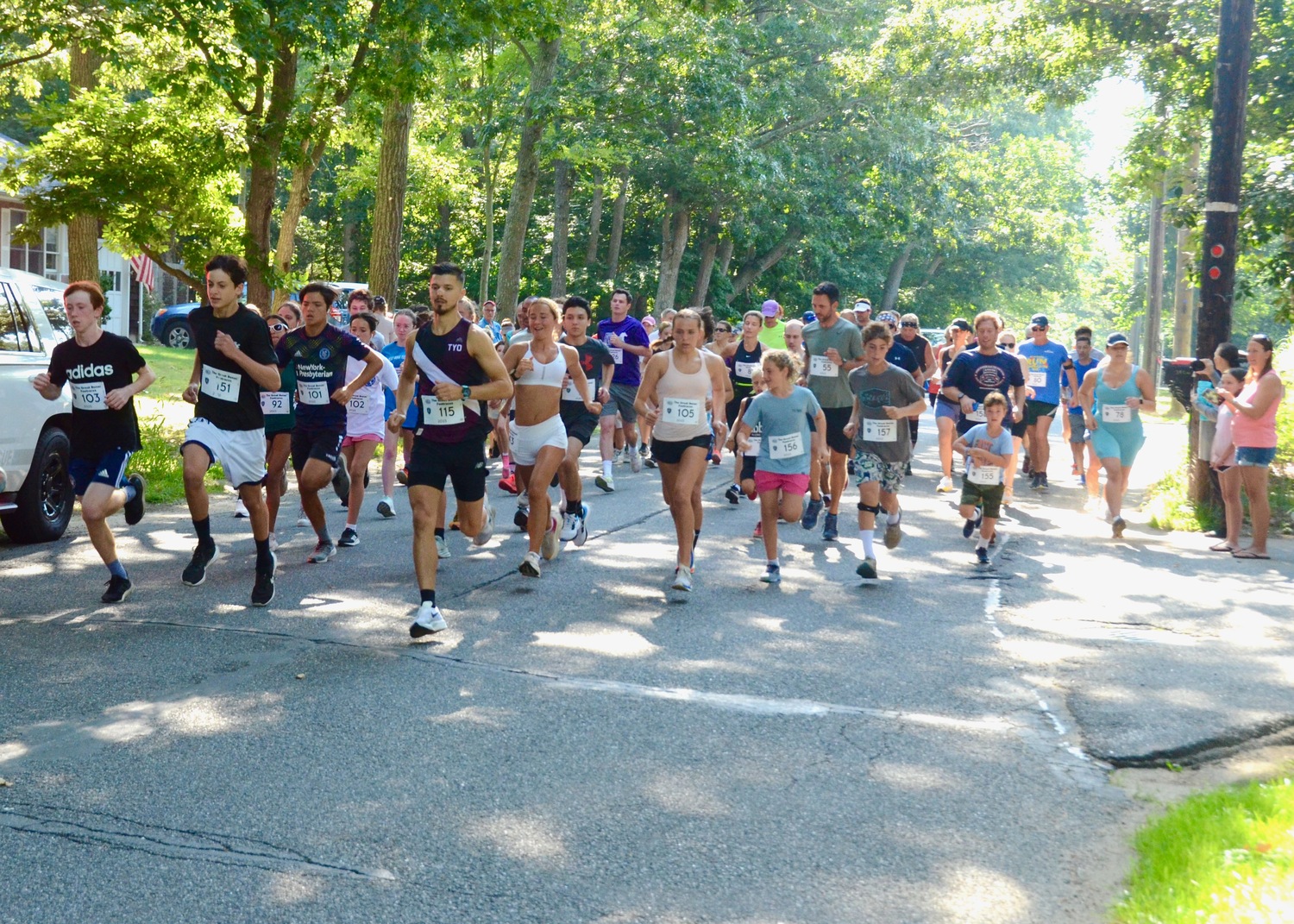 The Old Montauk Athletic Club hosted the Great Bonac Foot Races on Monday, Labor Day,, in Springs.   KYRIL BROMLEY