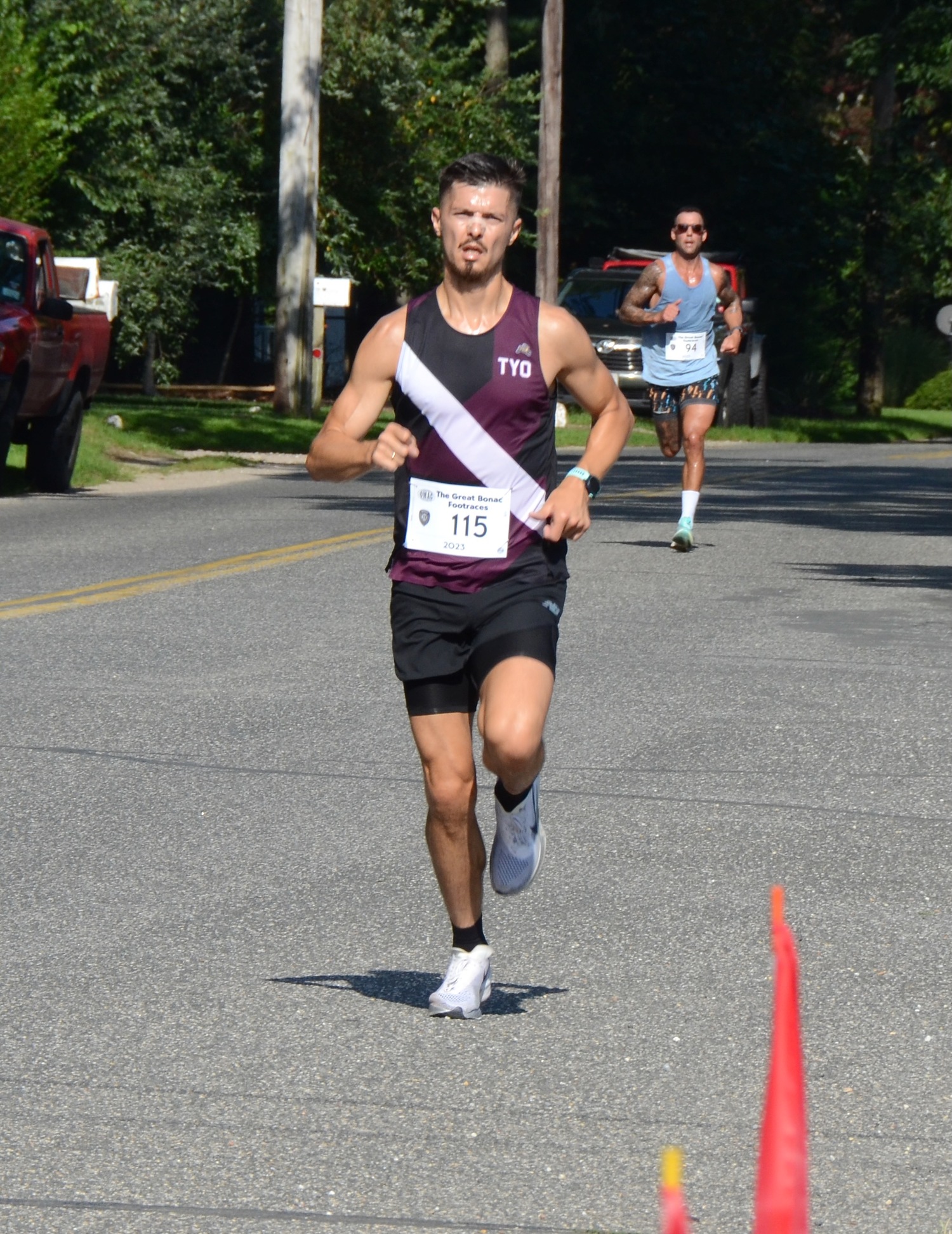 Overall 5K champion Sergey Avramenko.   KYRIL BROMLEY