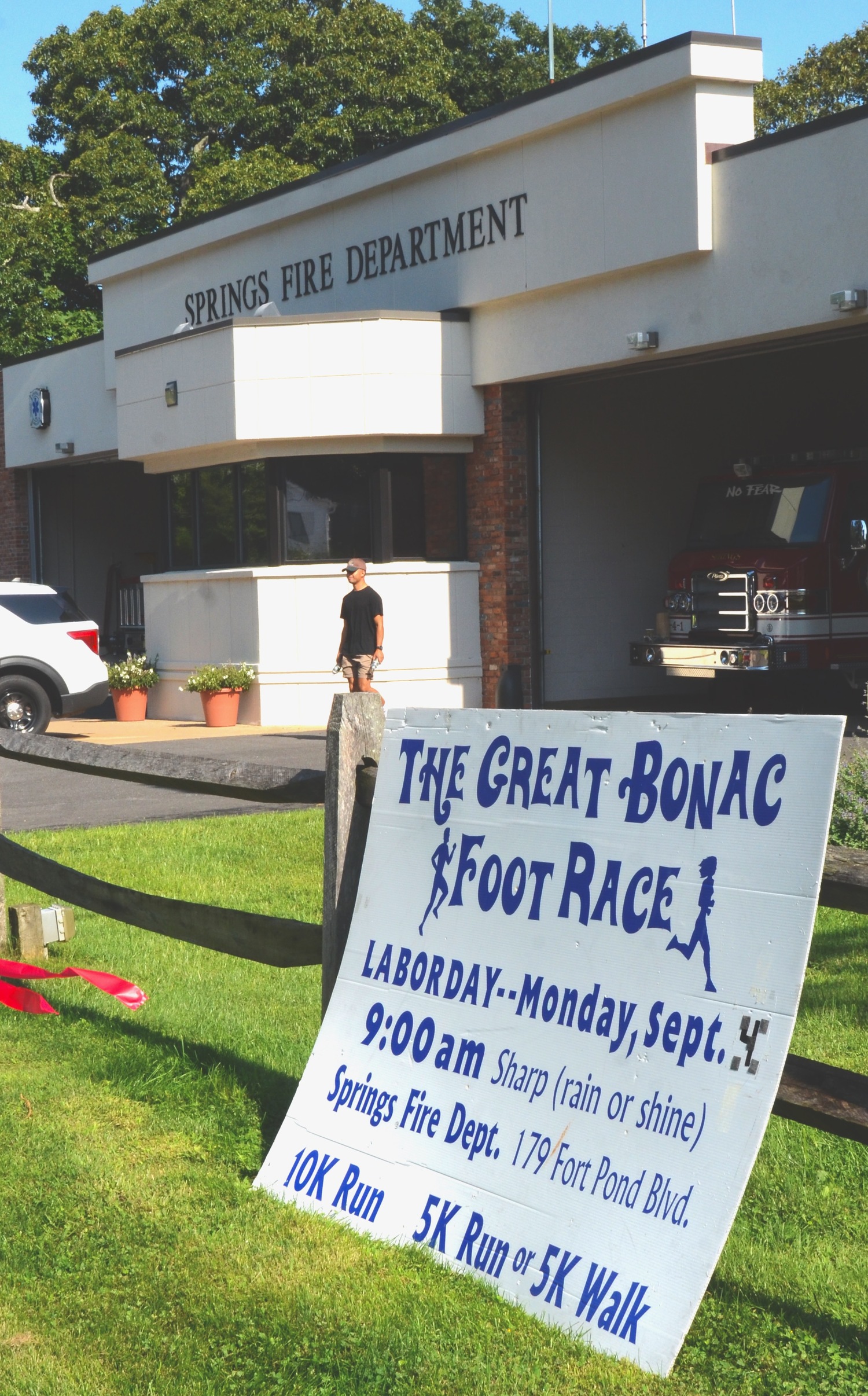 The Old Montauk Athletic Club hosted the Great Bonac Foot Races on Monday, Labor Day,, in Springs.   KYRIL BROMLEY