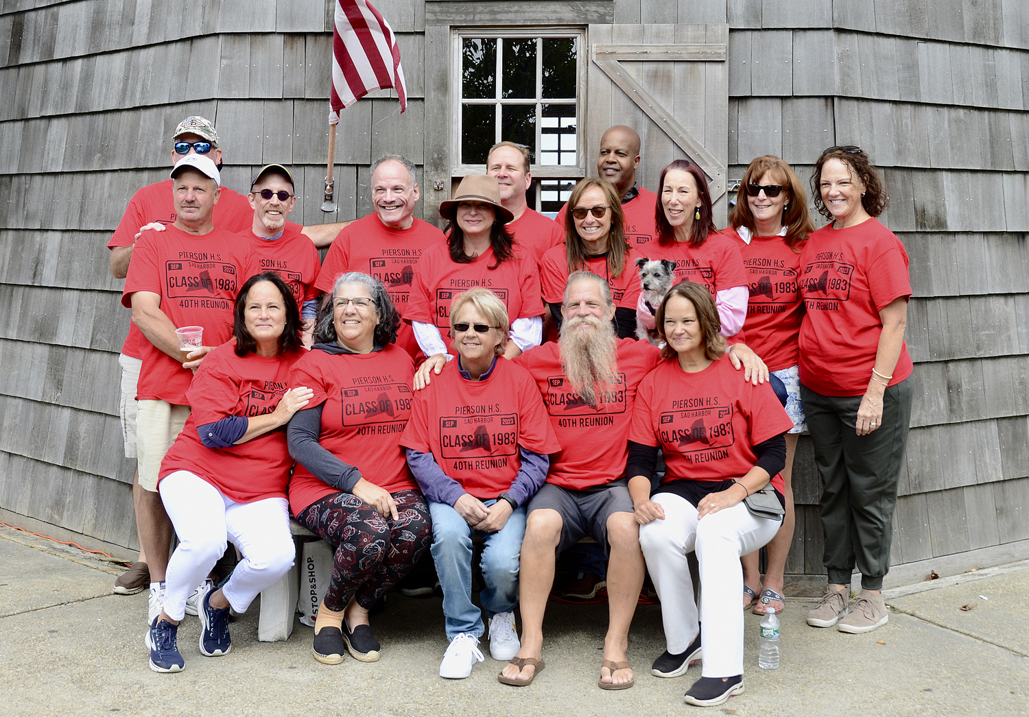 Members of the Pierson Class of 1983 at HarborFest on Saturday.  KYRIL BROMLEY