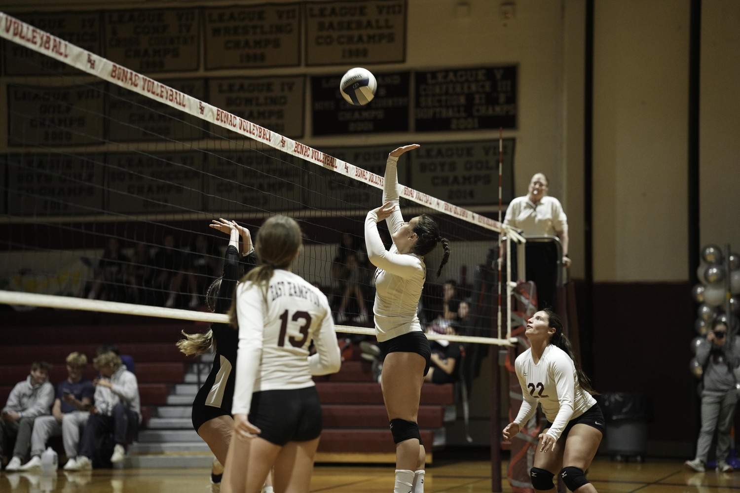 Katie Kuneth is one of a few returning players for the girls volleyball team.  RON ESPOSITO