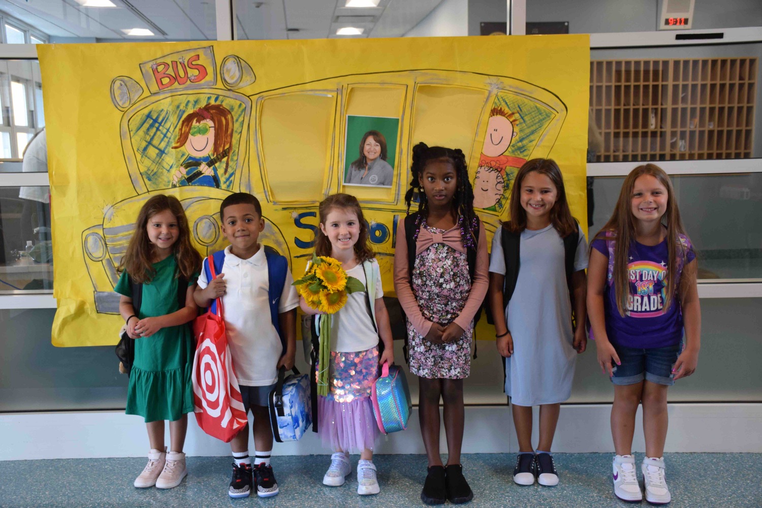 Eastport-South Manor Central School District students entered the front doors of their
respective schools, including Tuttle Avenue Elementary, on September 6. Students reconnected with peers, found their classrooms and met their teachers during this year’s kickoff to the 2023-24 school year. COURTESY EASTPORT-SOUTH MANOR SCHOOL DISTRICT