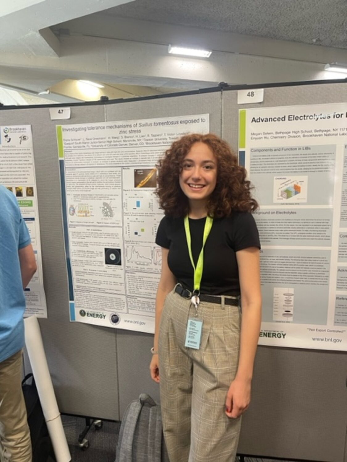 Eastport-South Manor Jr.-Sr. High School student Diana Schryver was one of 78 students regionally to participate in Brookhaven National Laboratory’s High School Research Program over the  summer. COURTESY EASTPORT-SOUTH MANOR SCHOOL DISTRICT