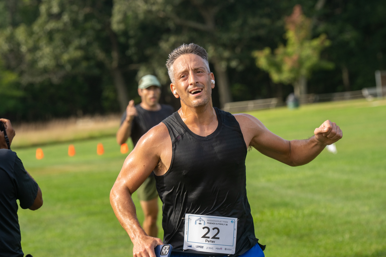 Peter Finelli, 44, of Sag Harbor placed third overall.   RON ESPOSITO
