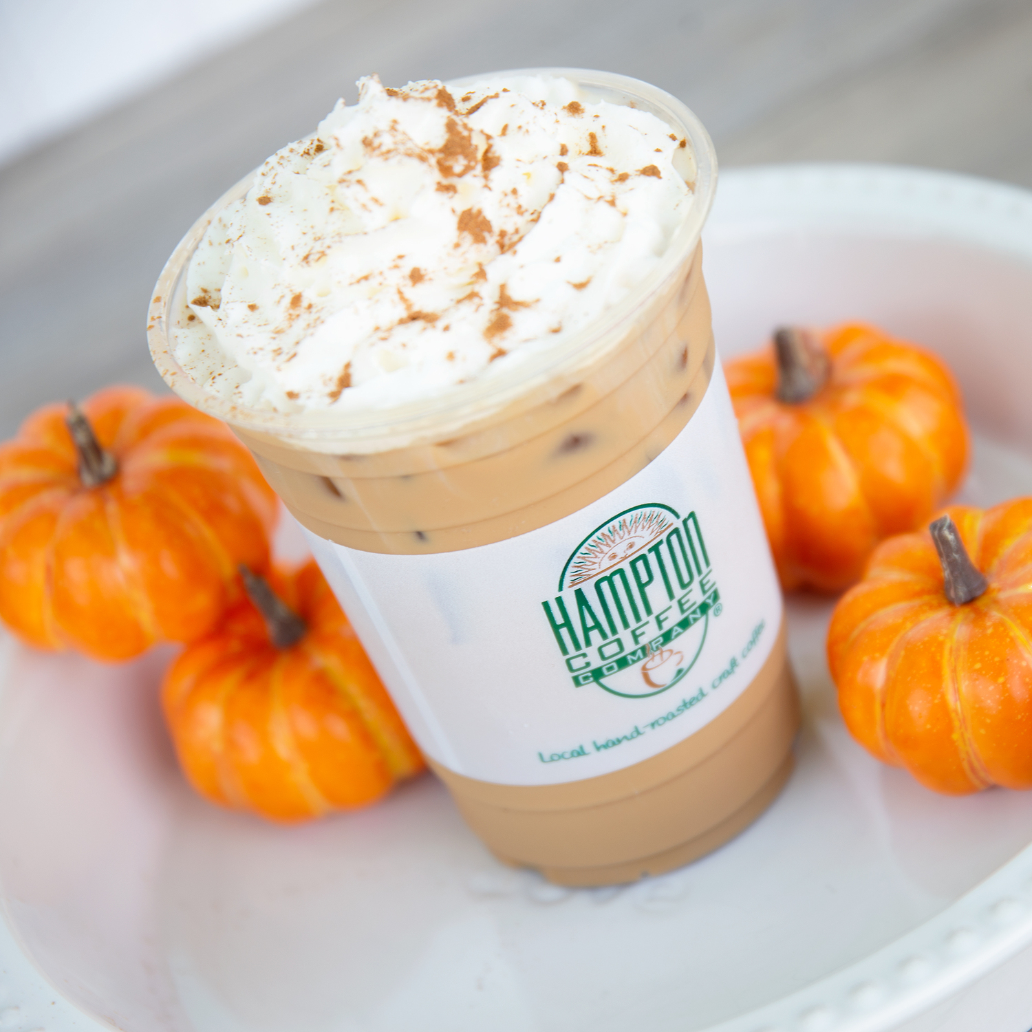 It's Pumpkin Pie Latte time at Hampton Coffee Company. COURTESY HAMPTON COFFEE COMPANY