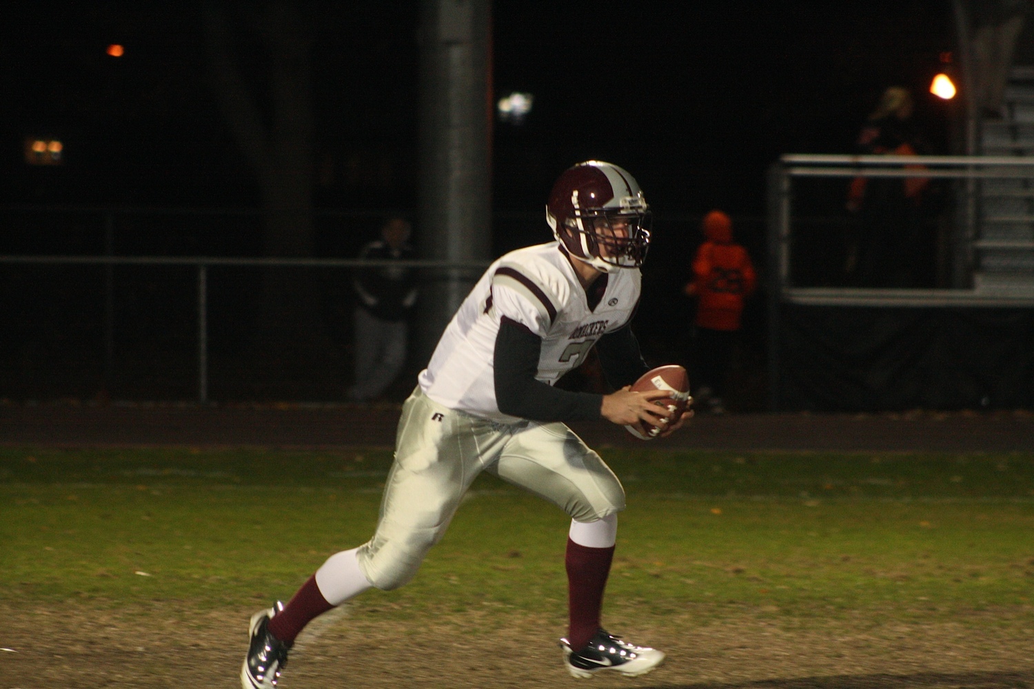 Cortland Heneveld was the quarterback of the Bonackers during their last playoff season in 2013.   CAILIN RILEY
