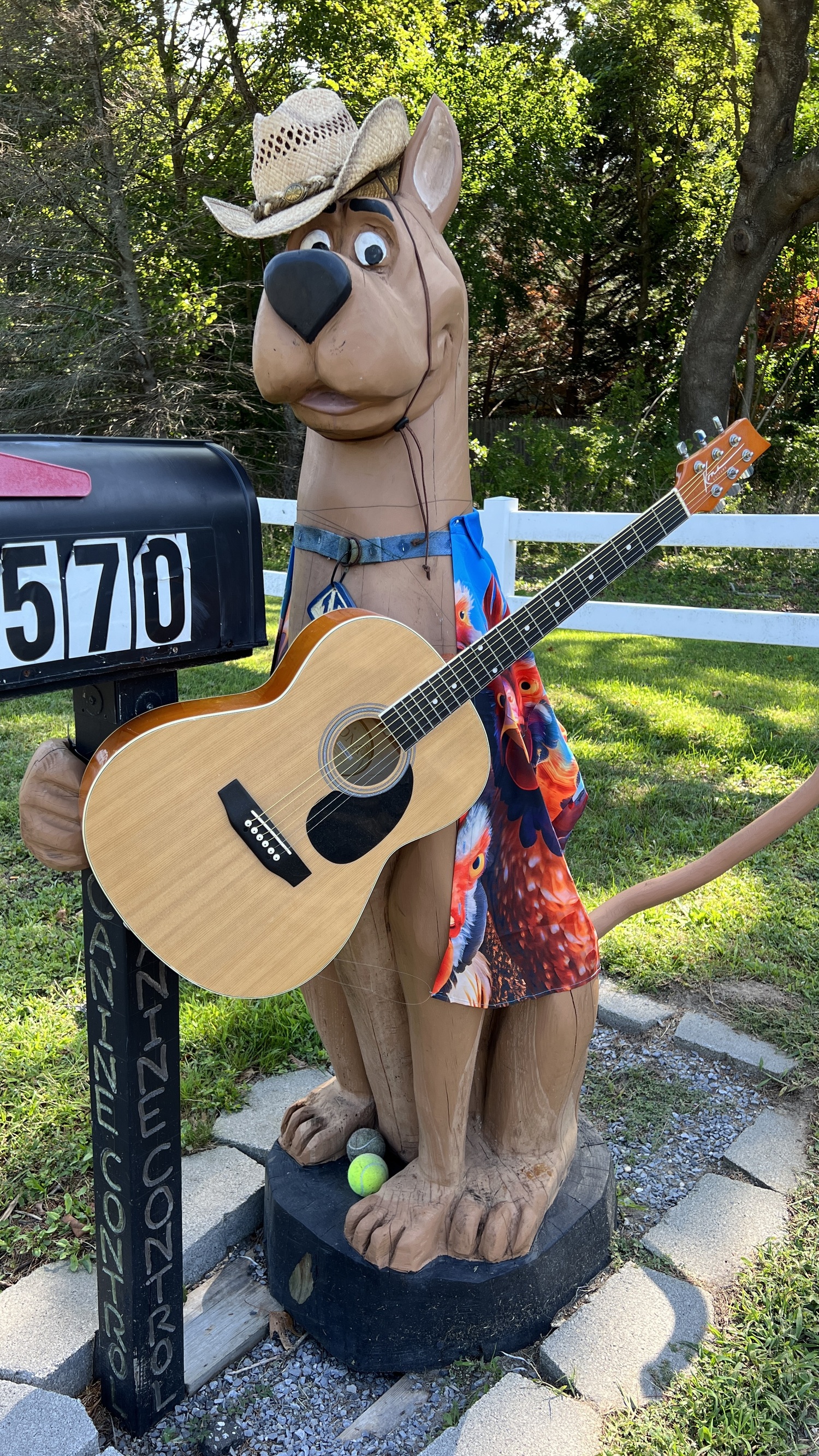 The North Sea Scooby Doo dressed in honor of Jimmy Buffett. MICHELLE MALONE