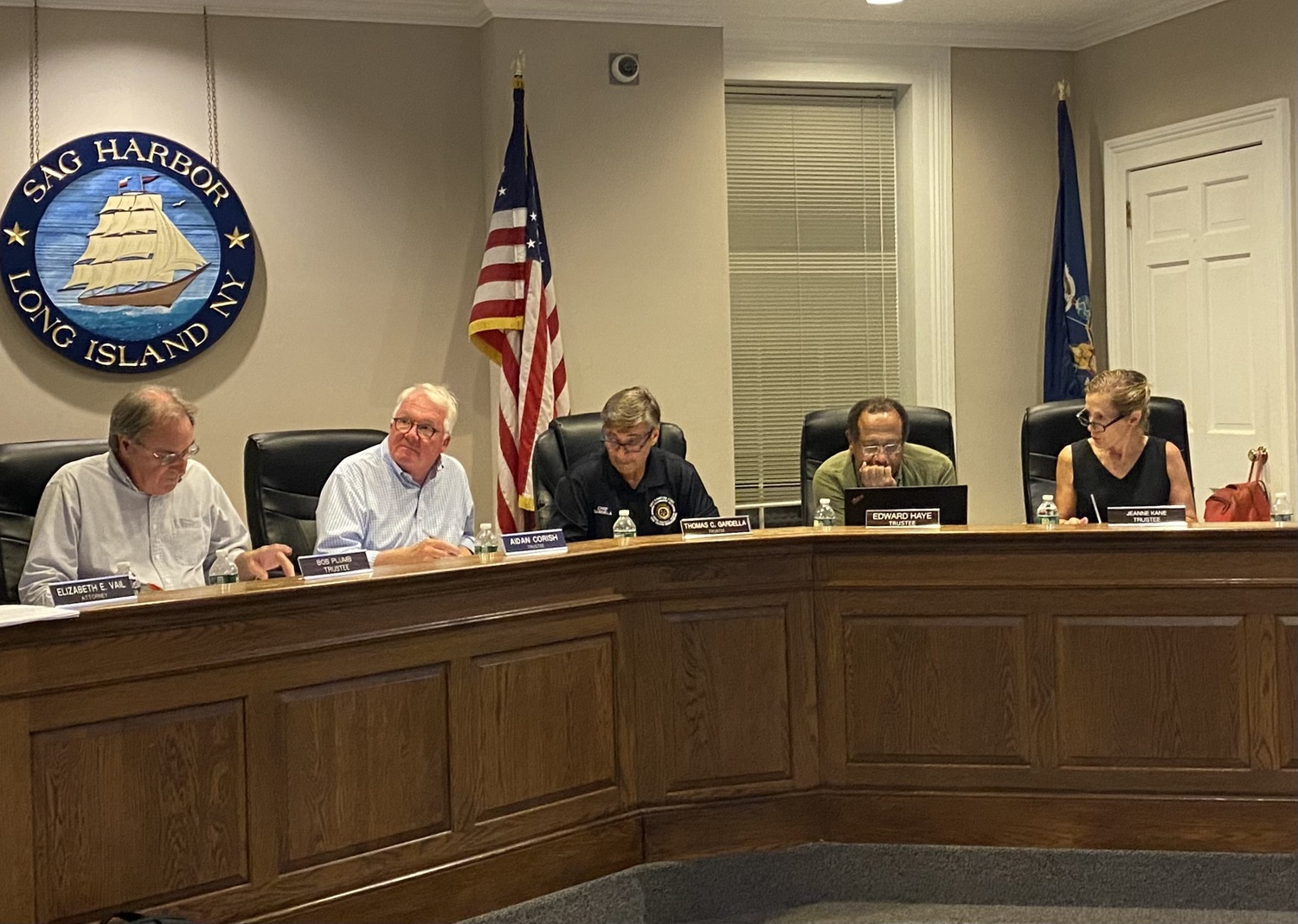 The Sag Harbor Village Board on Tuesday return the authority to grant special exception permits for major projects in the waterfront district to the Planning Board. PETER BOODY