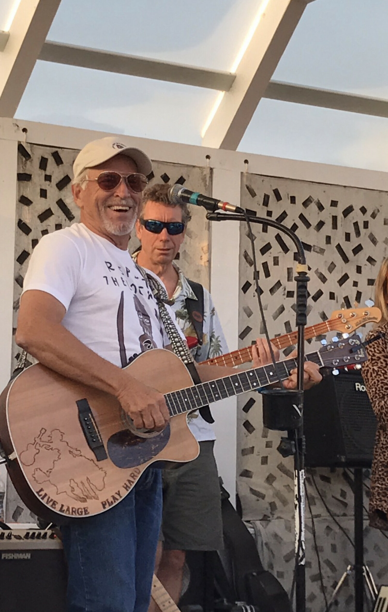 Jimmy Buffett performs at The Surf Lodge in Montauk. ELLEN DIOGUARDI