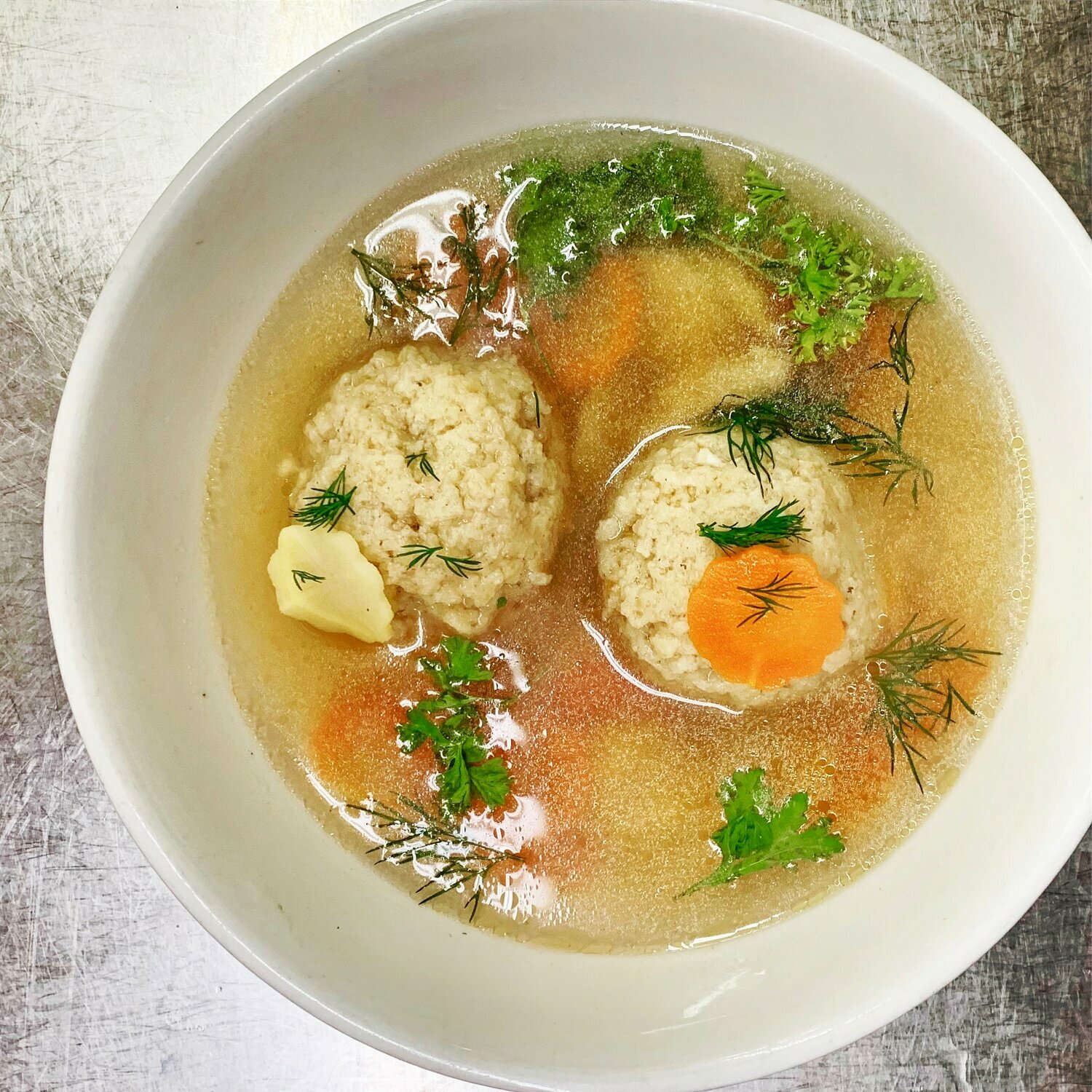 L & W Market's matzo ball soup is on the menu for Rosh Hashanah. COURTESY L&W MARKET