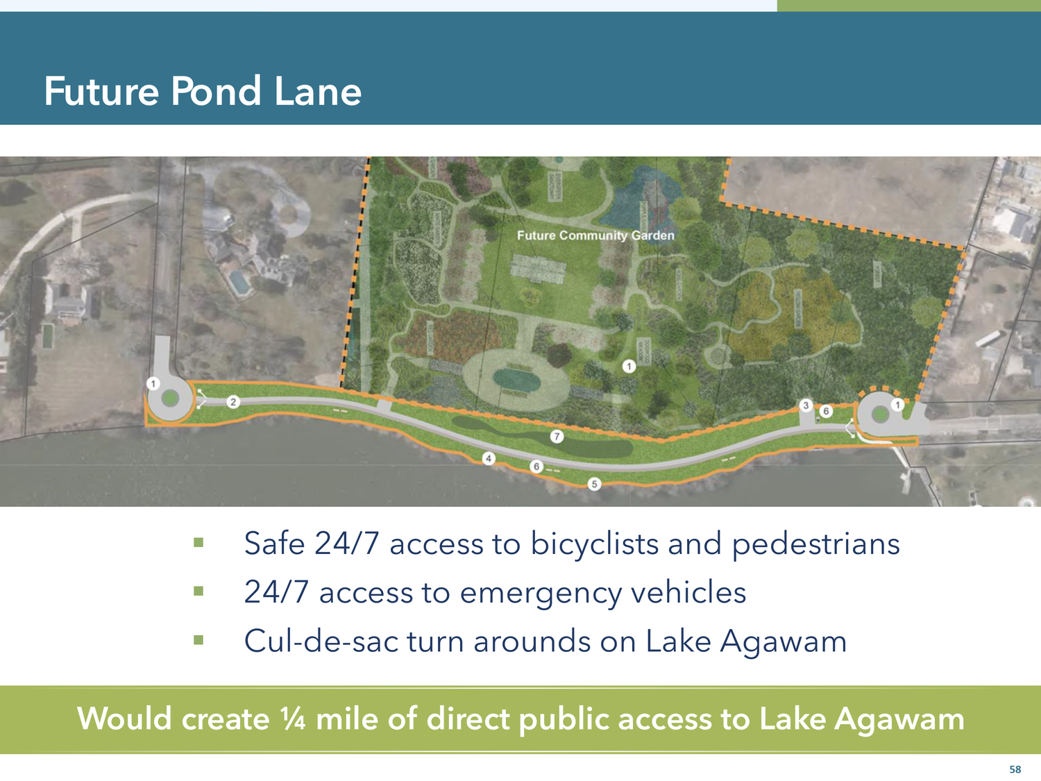 An overview of what the entire project would encompass.     COURTESY LAKE AGAWAM CONSERVANCY