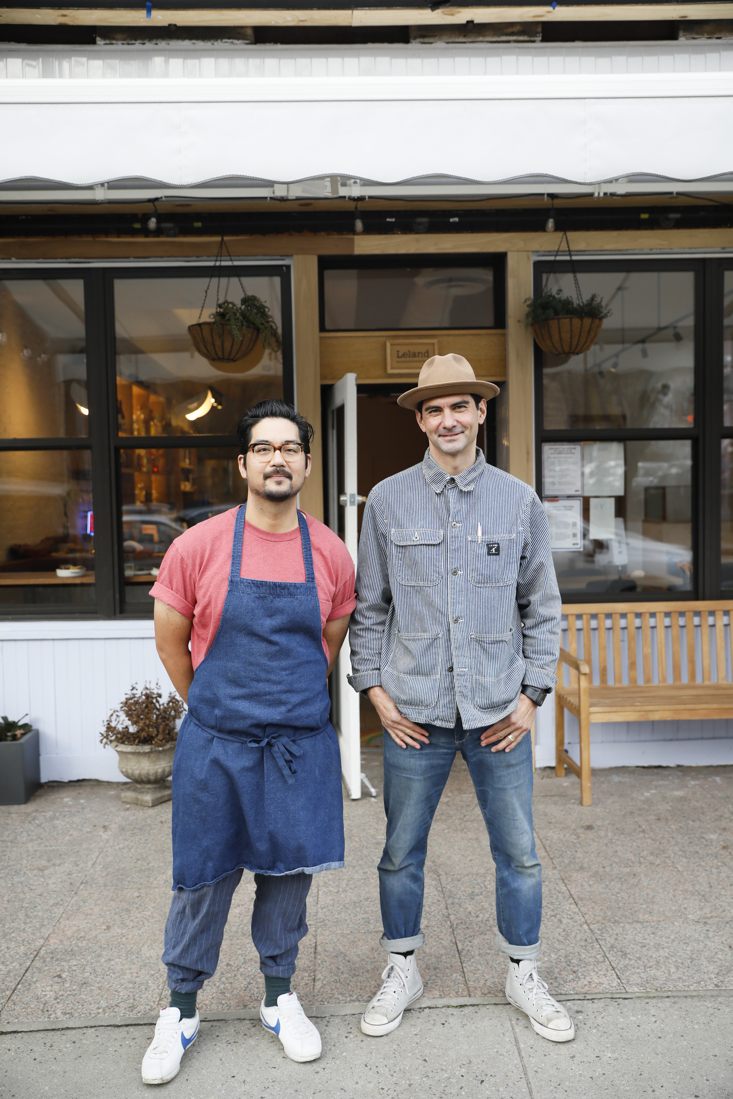 Chef Delfin Jaranilla and sommelier Randi Lee of Leland Eating & Drinking House are in residency this week at Rosie's in Amagansett. COURTESY ROSIE'S