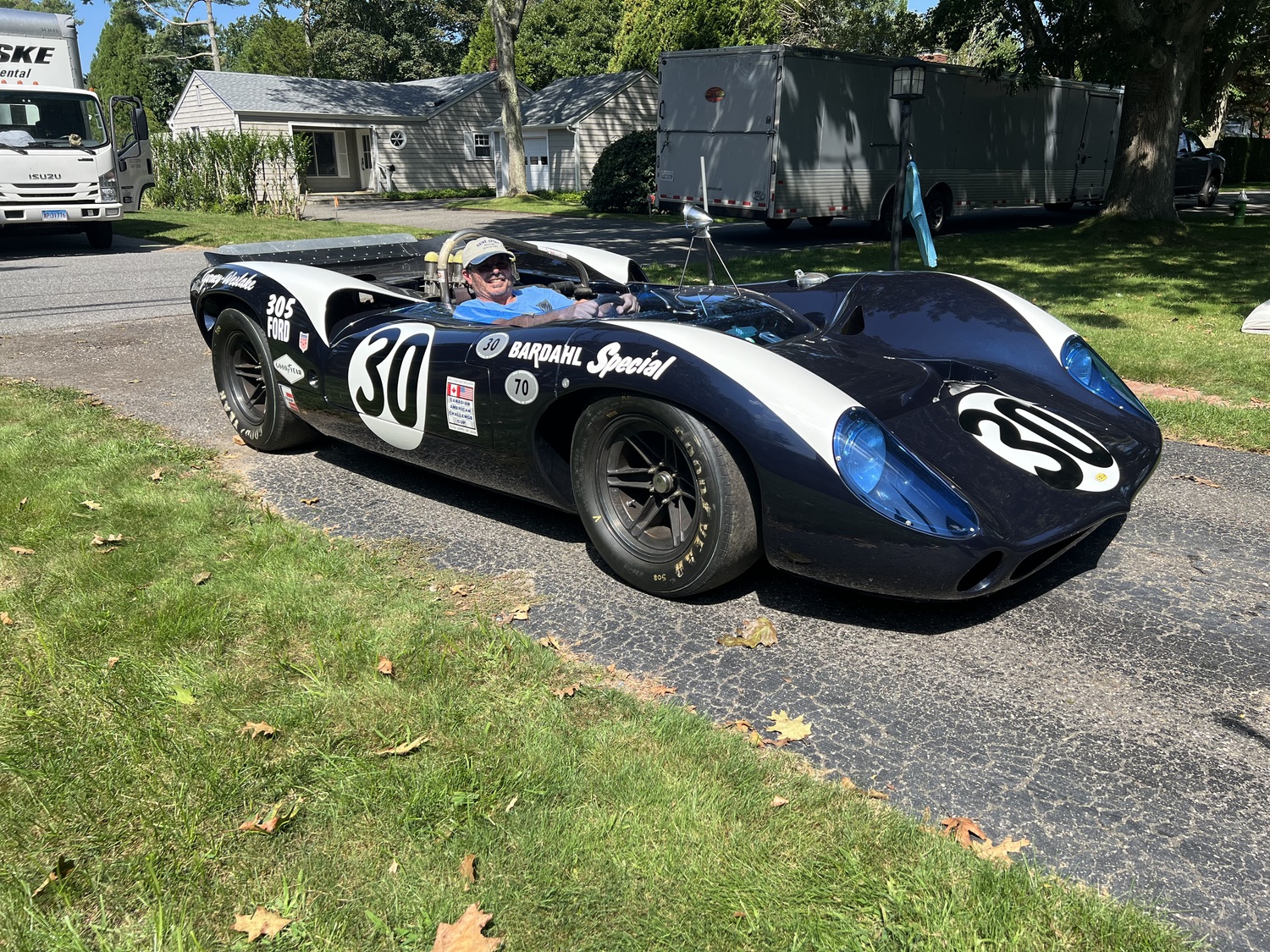 The Lola T70 was brought out of retirement to serve as the pace car at the 2018 24 Hours of Daytona. COURTESY JOHAN WOERHEIDE