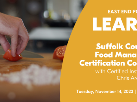 Suffolk County Food Managers Certification Course