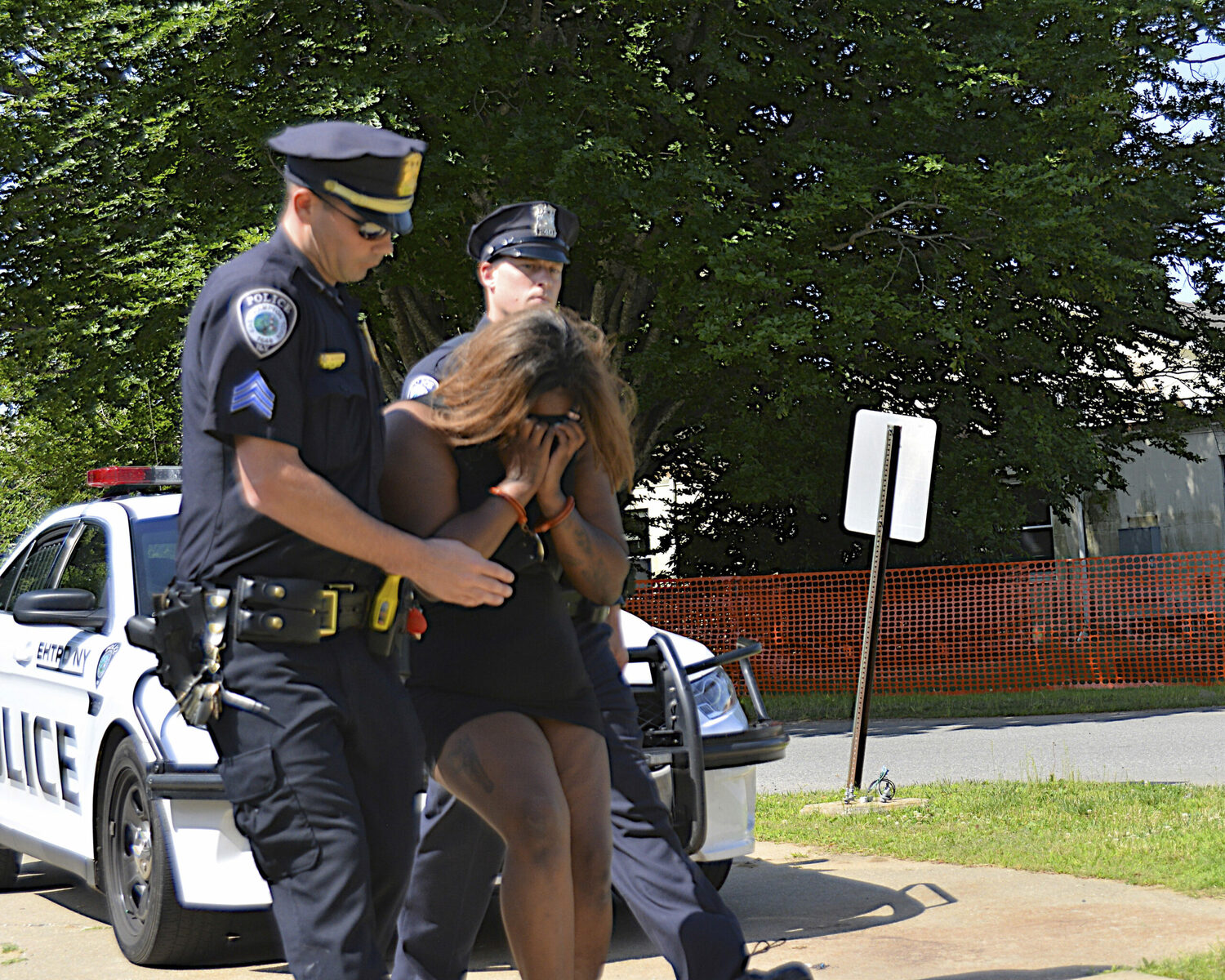 Tenia Campbell after being arrested in 2019 in the deaths of her twin 2-year-old daughters, has been in jail awaiting trial for more than 4 years. She is due to appear in a Riverhead courtroom on Monday with a possible plea deal on the table.  
PRESS FILE PHOTO