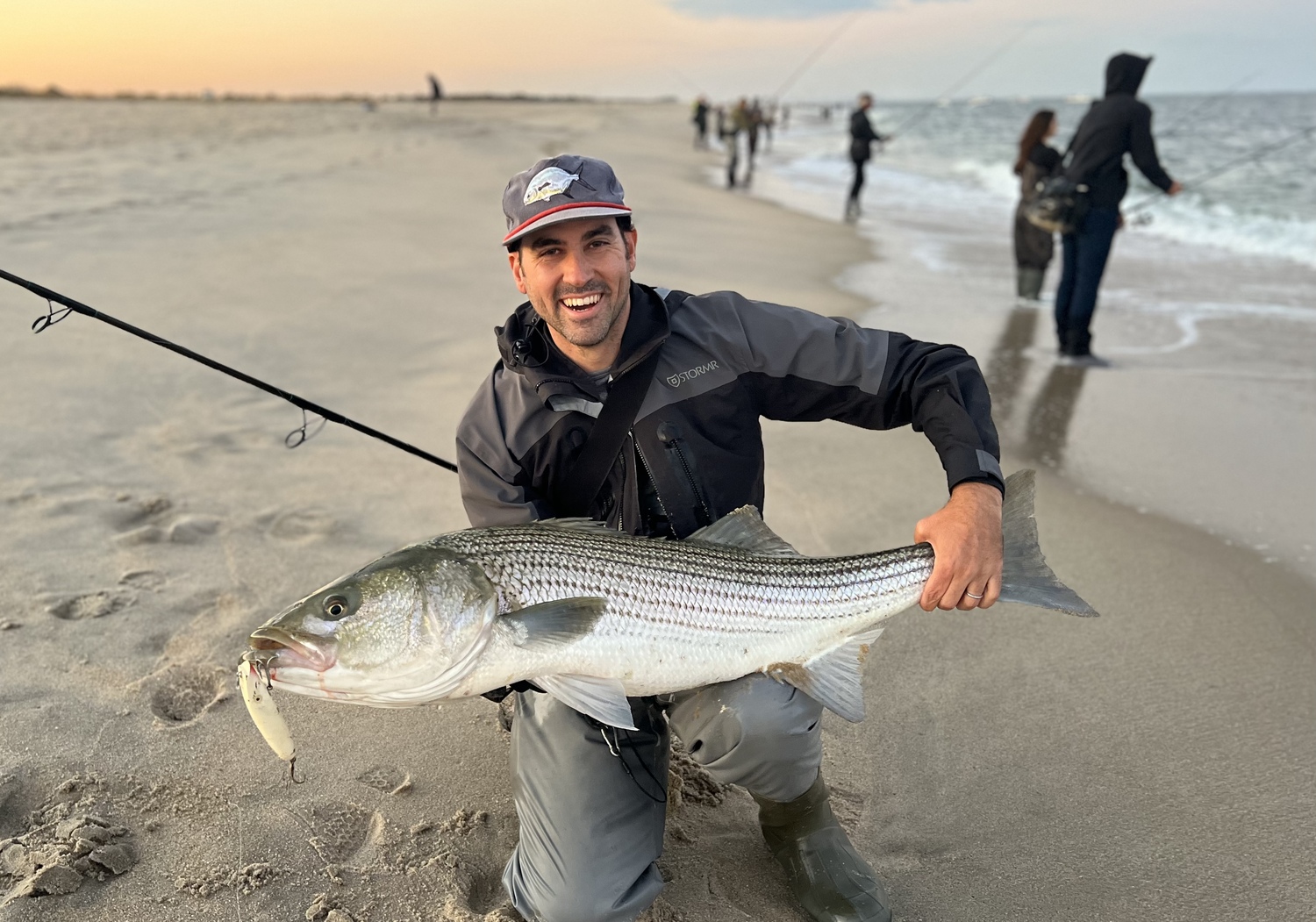 No, you didn't miss a great striper bite that all your friends were in on this past week -- Steve Lobosco traveled down to New Jersey where the bass bite in the surf has been going off.