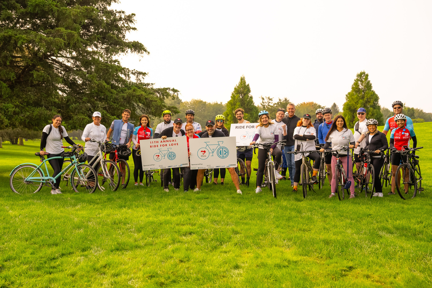 The Ride for Love, in partnership with the Massapequa Park Bicycle Club's Tour of the Hamptons, traveled through the area on October 1, with Douglas Elliman fielding a team of riders.  The event raises money for God's Love We Deliver, a nonprofit that feeds New Yorkers who are too sick to shop and cook for themselves.  The Douglas Elliman team.