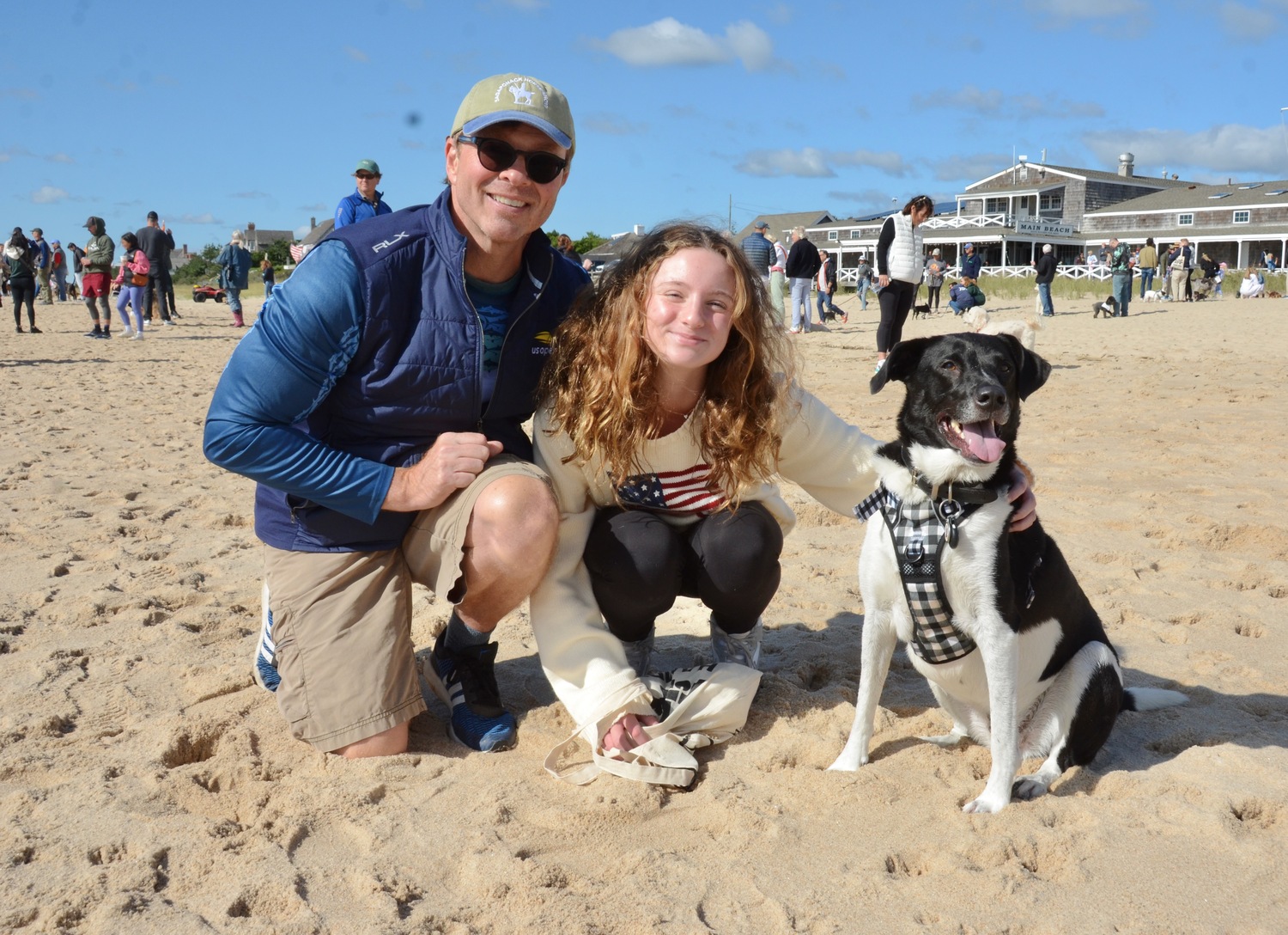 Rainer and Sophia Kirchgaessner with ‘Hamilton' at Stroll to the Sea.