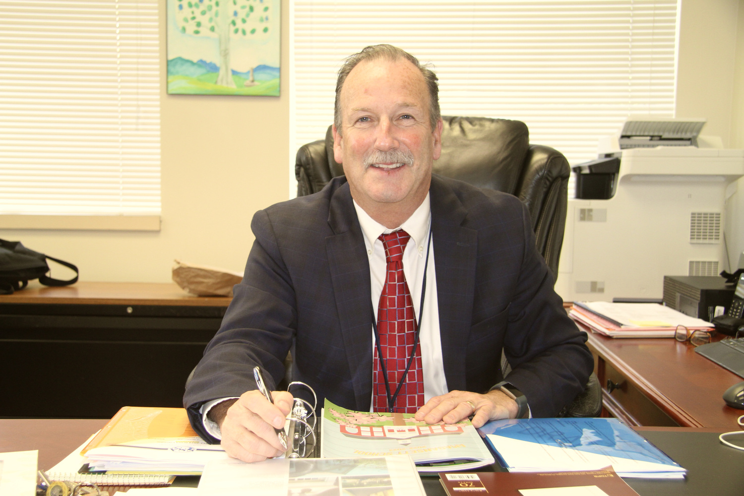 Amagansett School District's new interim superintendent, Rich Loeschner, took over the district on Monday, October 23, after the resignation of Seth Turner last week.
MICHAEL WRIGHT