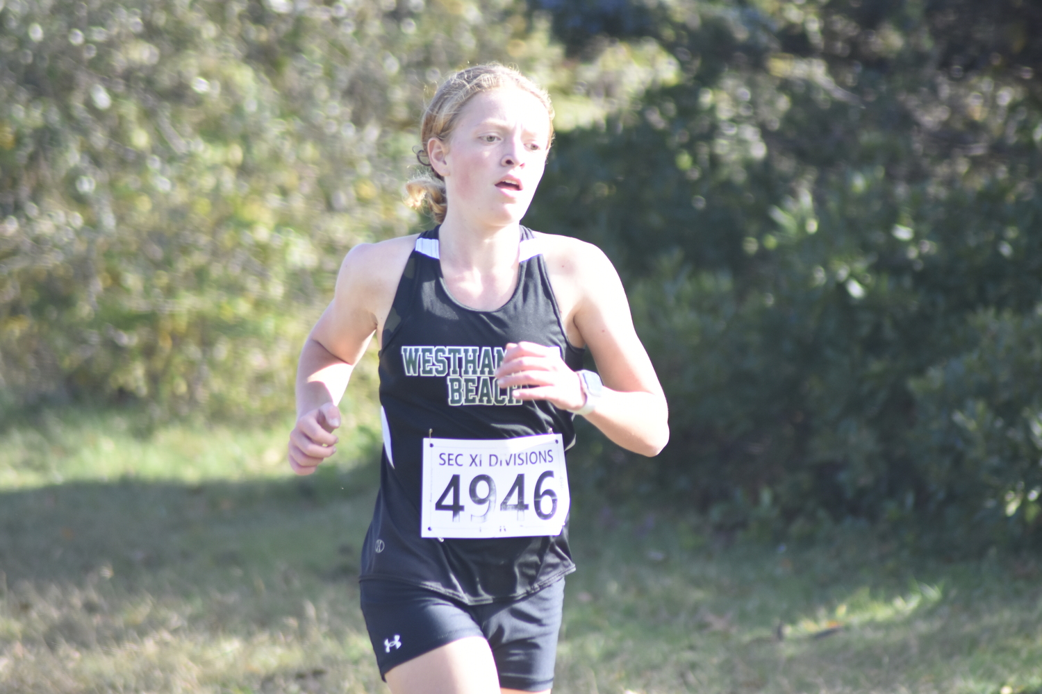 Westhampton Beach eighth-grader Fina DiBiaso.  DREW BUDD