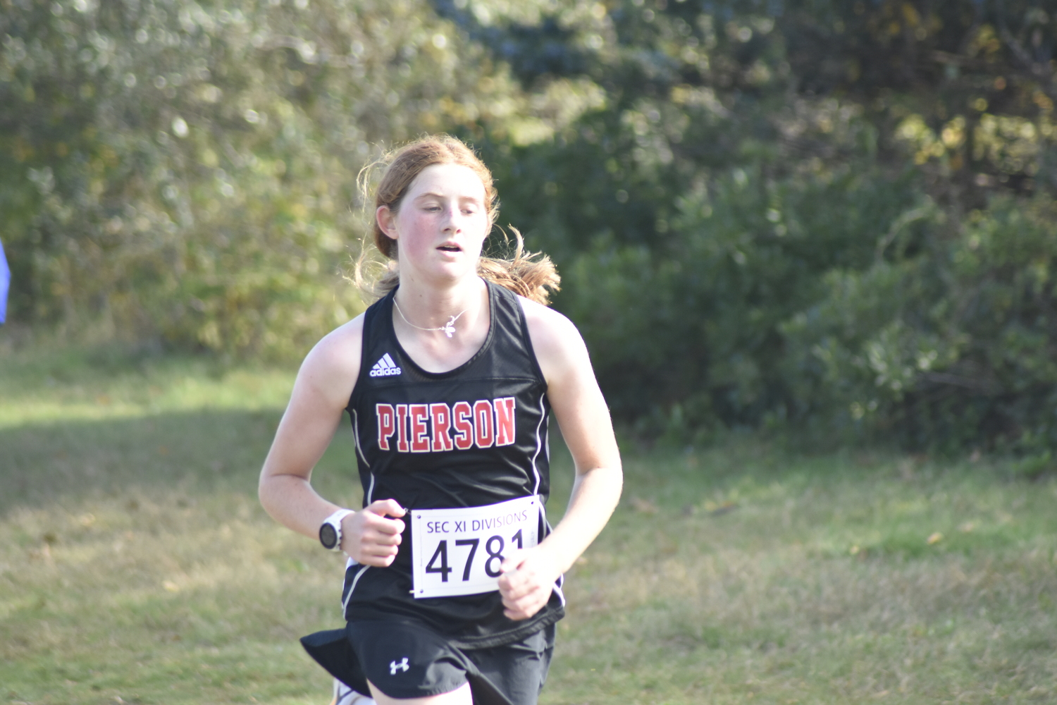 Pierson eighth-grader Josephine Mott finished 12th in Division IV.   DREW BUDD