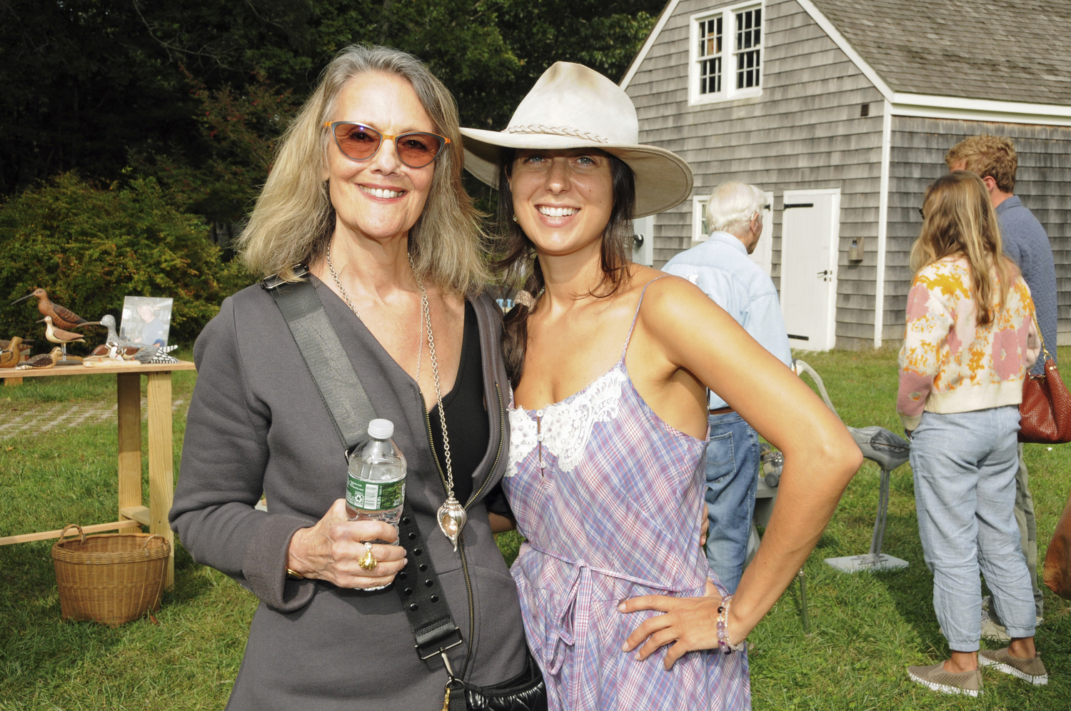 Joanne Friedland Roberts and Daniela Kronemeyerat Duck Creek Arts Center in Springs on Sunday. The Peter Matthiessen Center, Joanne Friedland Roberts and Daniela Kronemeyer presented 