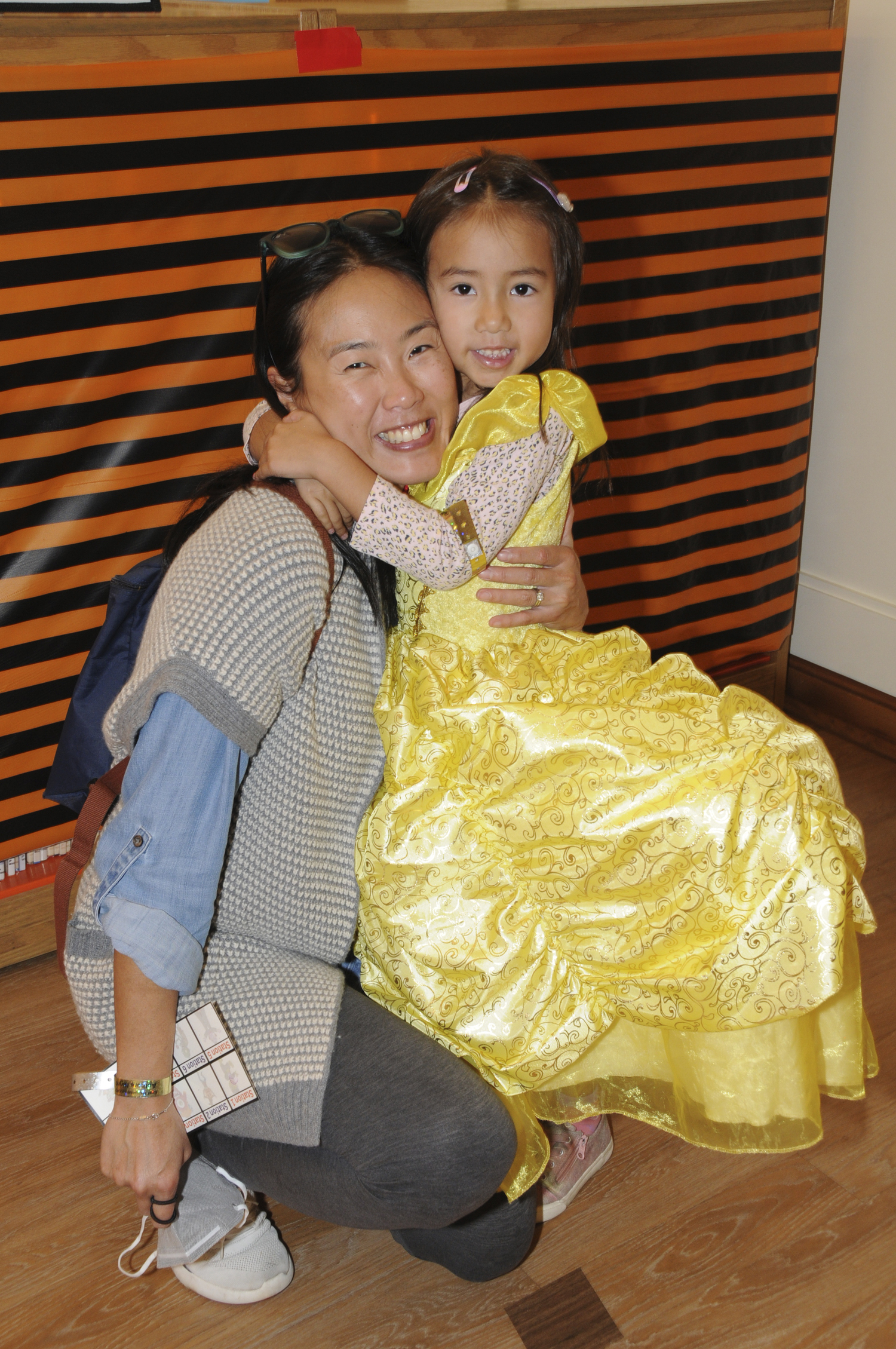 Mei Lan Yoong-Guiral and Sophia Guiral at the East Hampton Library's first ever 