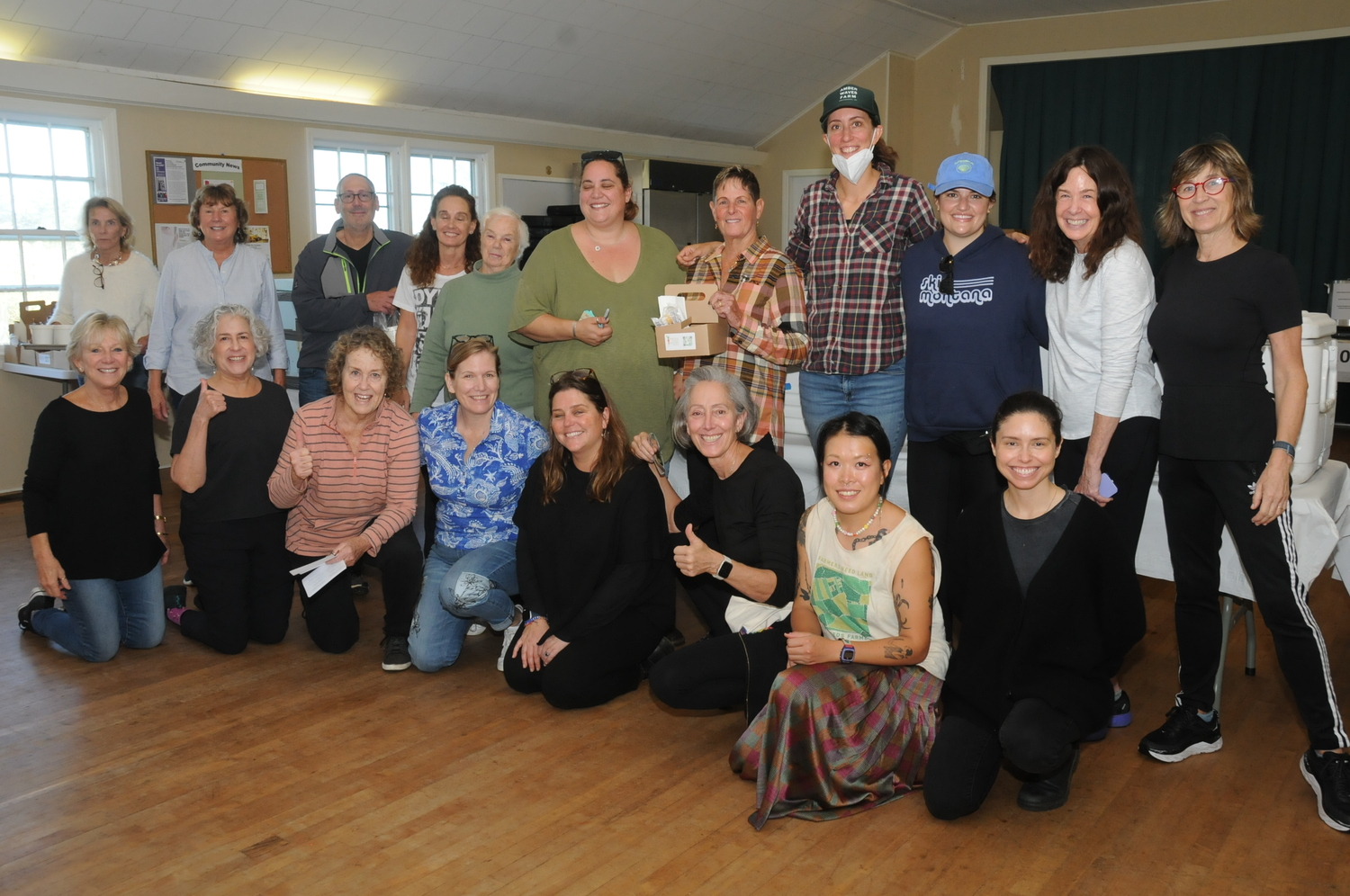 Last year's Chowdah Chowdown was a drive-thru takeout only event. This year's chowdown will be held under a large tent at Ashawagh Hall on October 28. RICHARD LEWIN