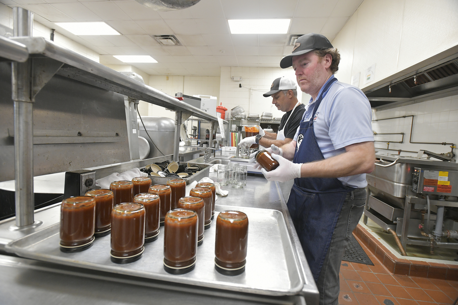 The bottling process.  DANA SHAW