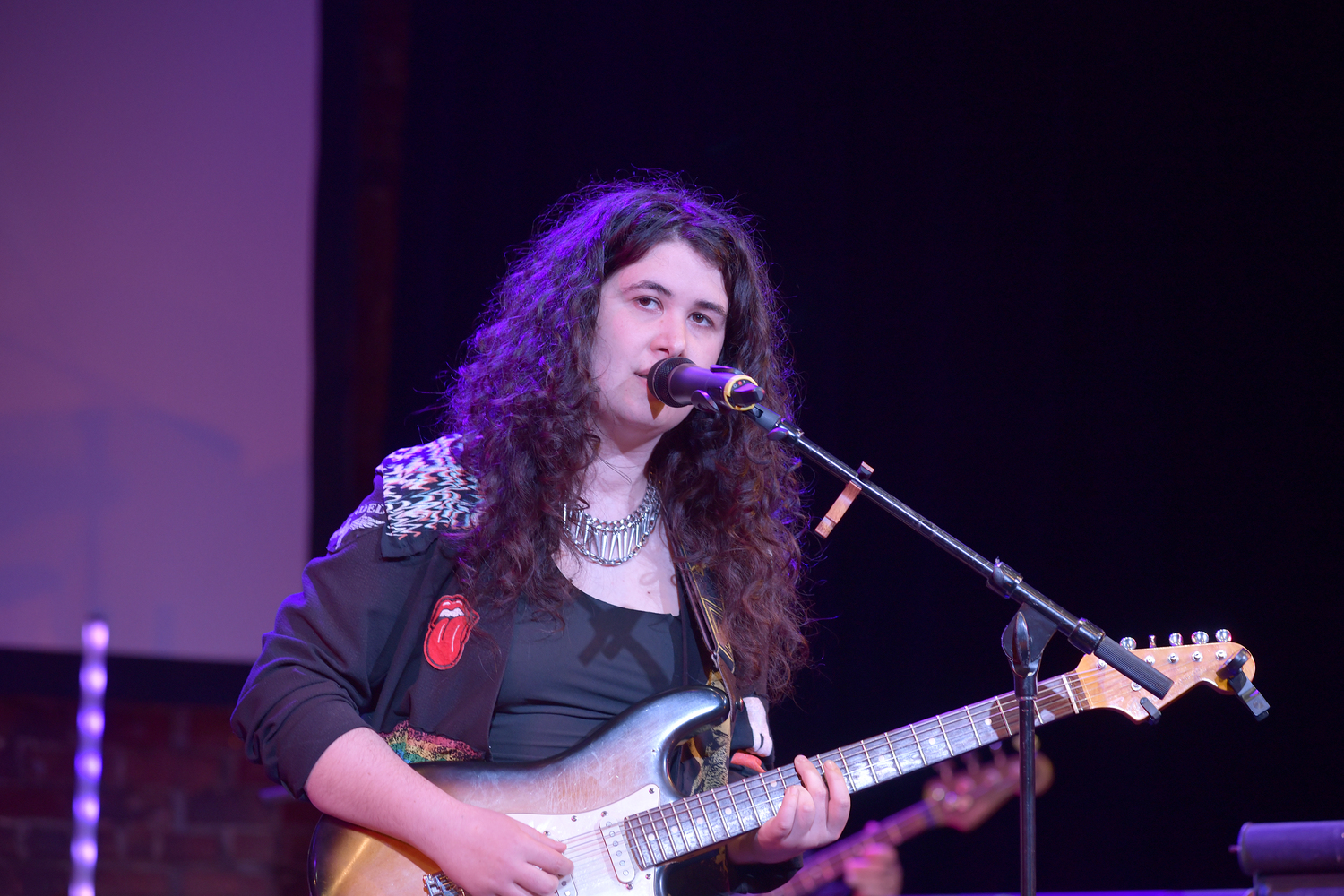 Sara Hartman performs her new album at the Bay Street Theater during the Sag Harbor American Music Festival on Saturday night.  DANA SHAW