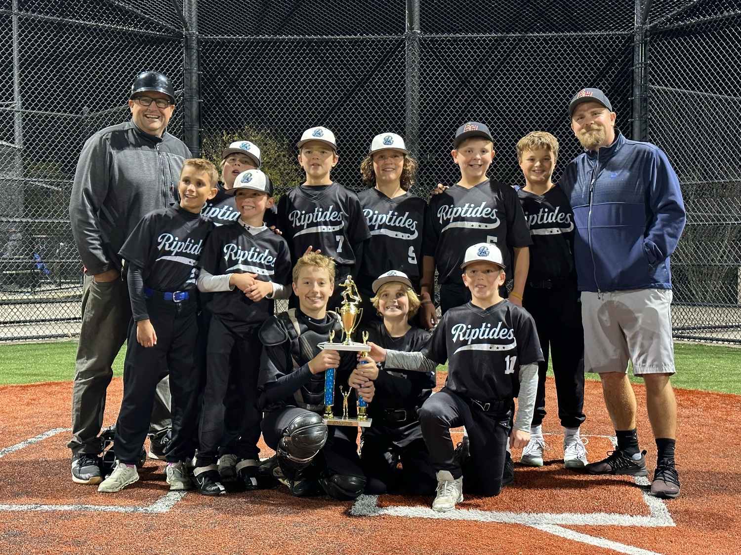 HUB 44's 11-and-under Riptides baseball team won Brookhaven Town's Elite Invitational Tournament this past weekend.