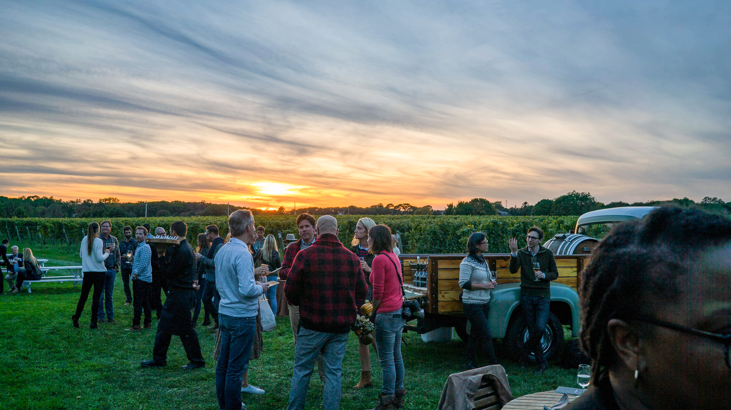 Bedell harvest cocktail party. BEDELL CELLARS