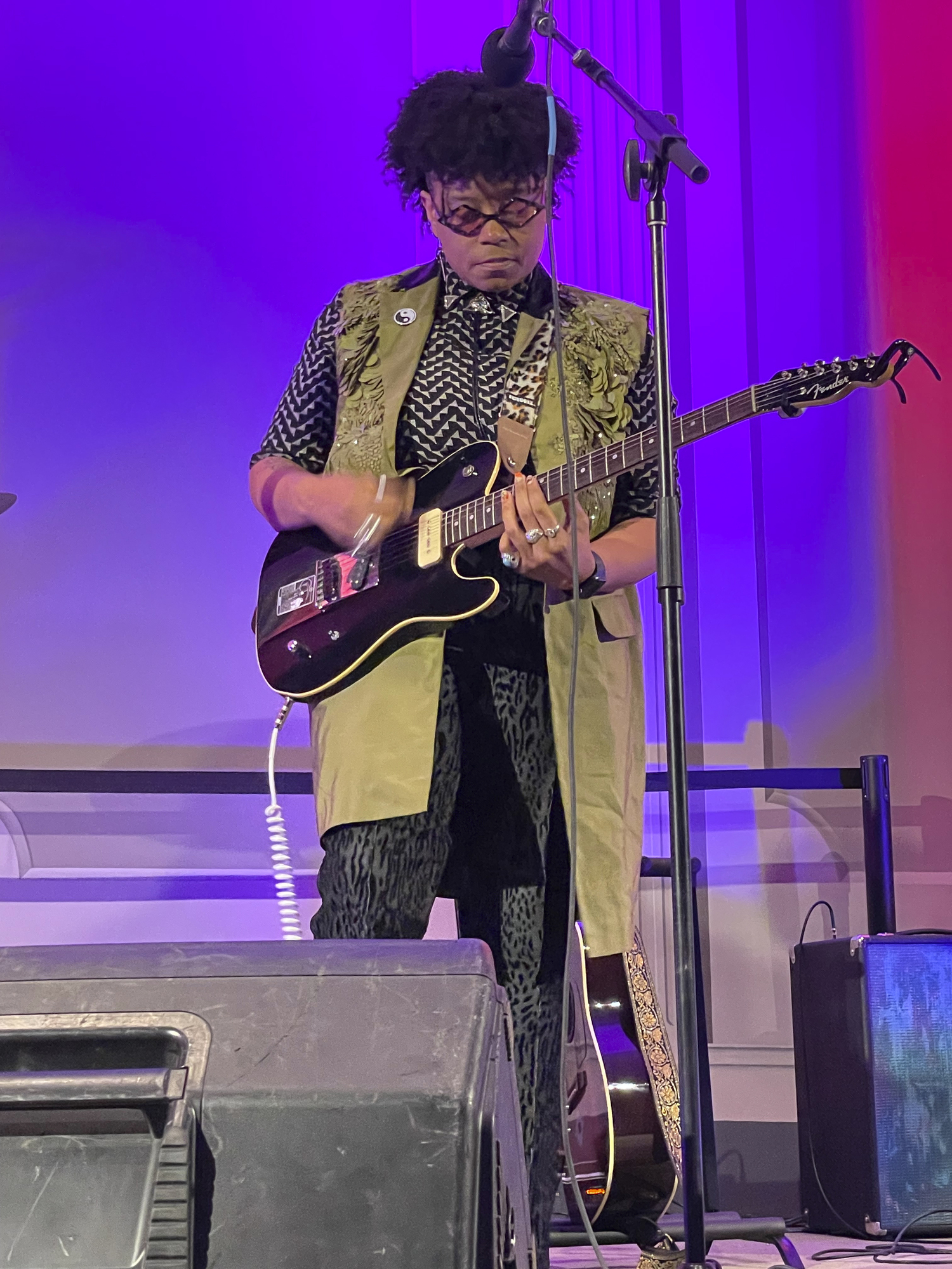 Amythyst Kiah at the Old Whalers’ Church on Friday night.