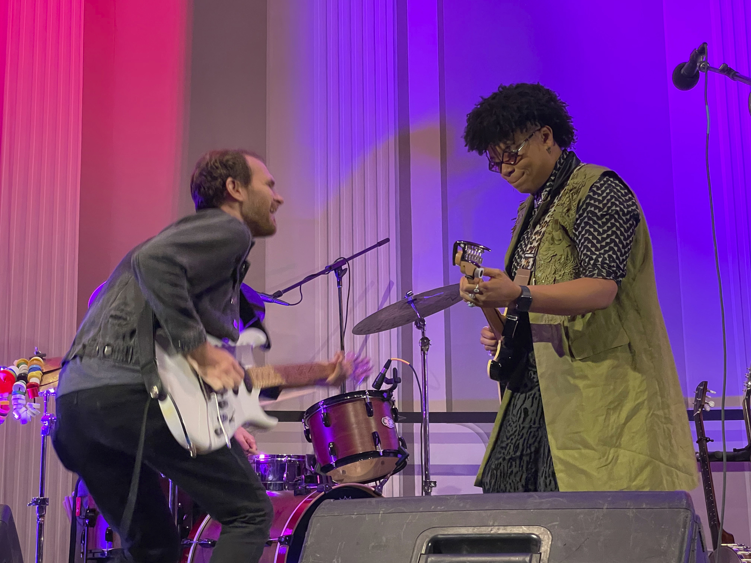 Amythyst Kiah at the Old Whalers’ Church on Friday night.