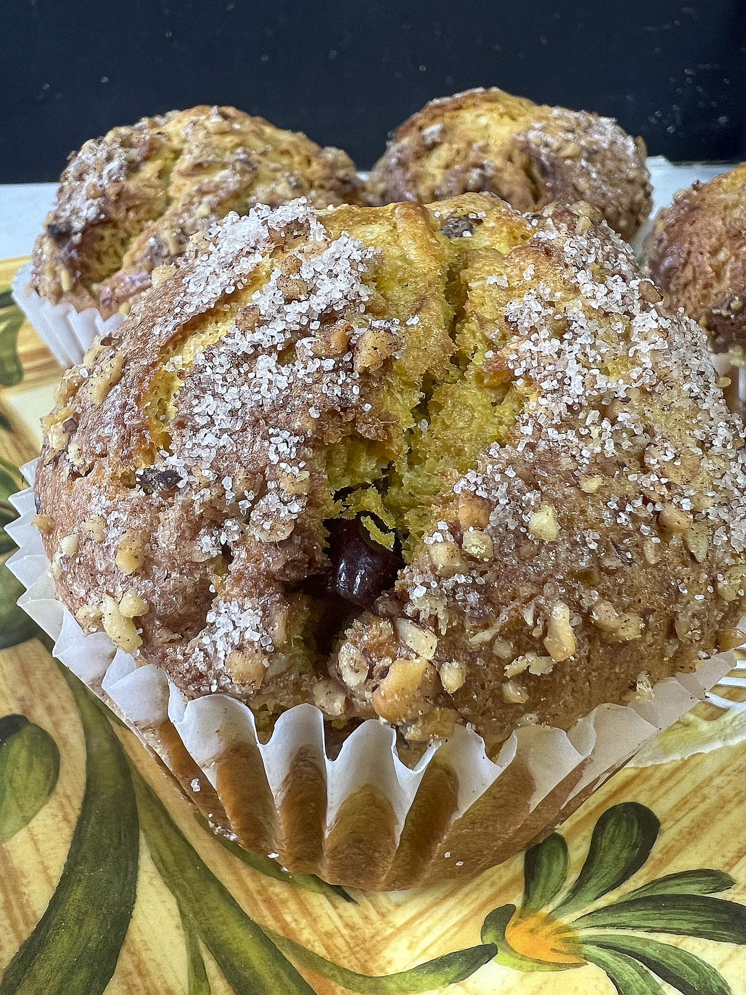 The pumpkin cranberry muffin from the blue Duck Bakery.  DANA SHAW