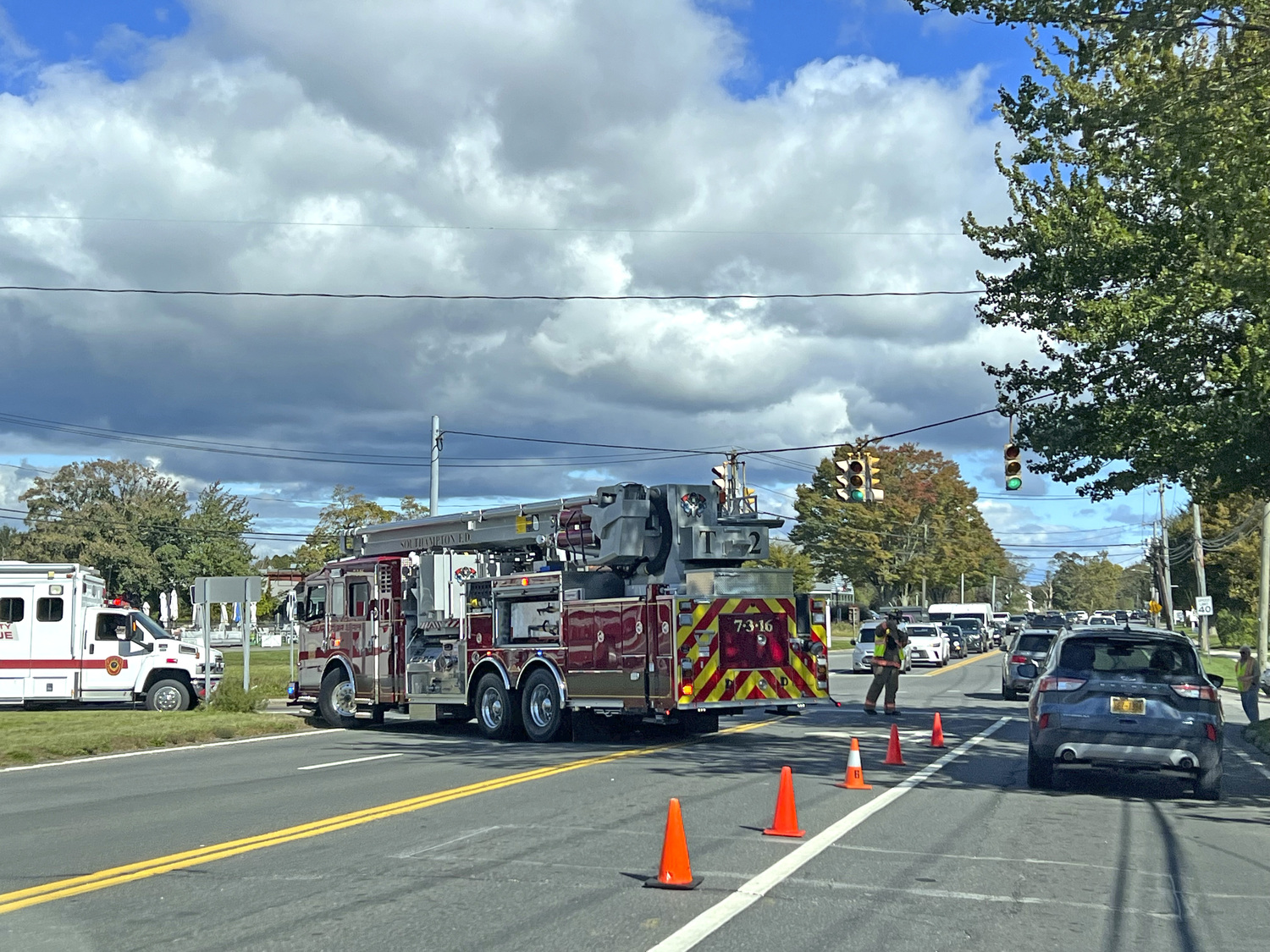 Southampton School District students were evacuated after a bomb threat was sent to a school administrator.  DANA SHAW