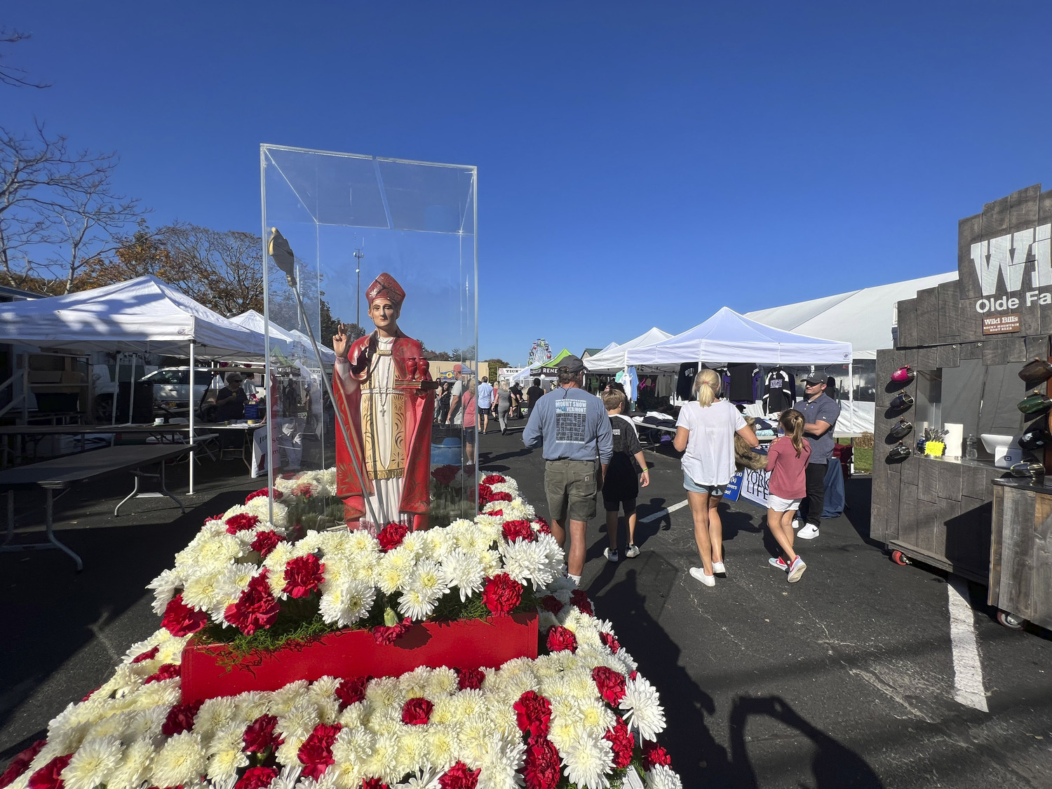 The San Gennaro Feast of the Hamptons on Saturday.