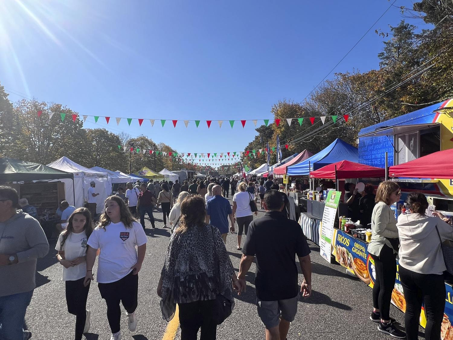 The San Gennaro Feast of the Hamptons on Saturday.