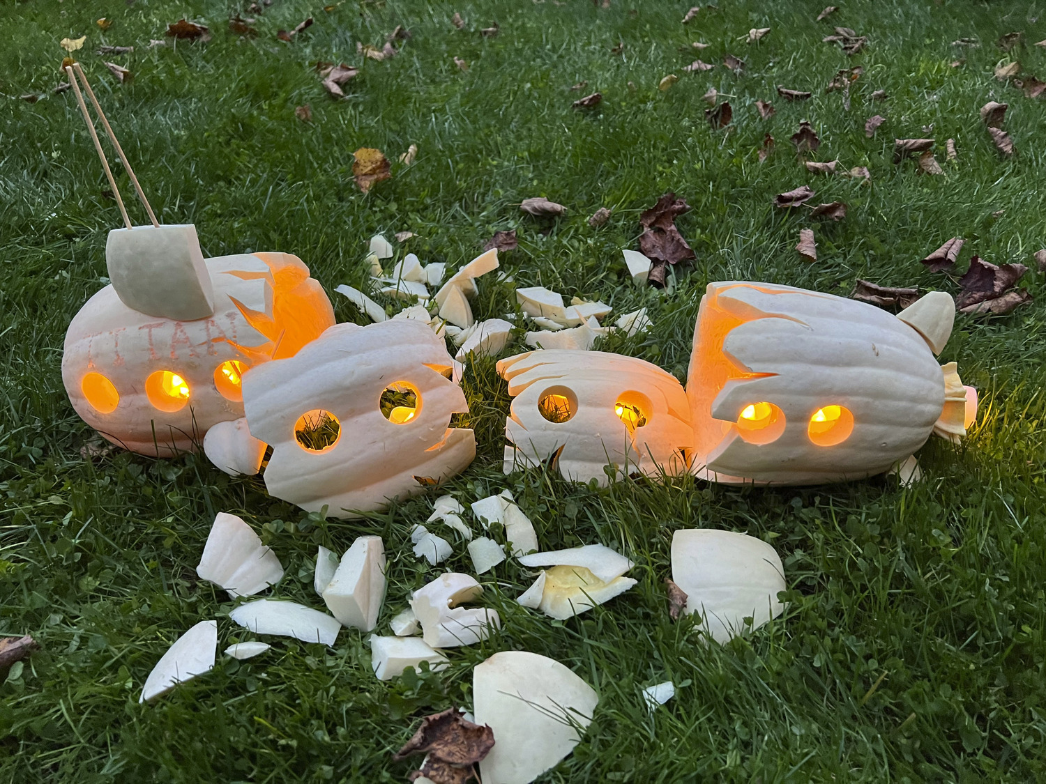 The Bridgehampton Lions pumpkin carving contest was held on Monday at the Bridgehampton Community House.