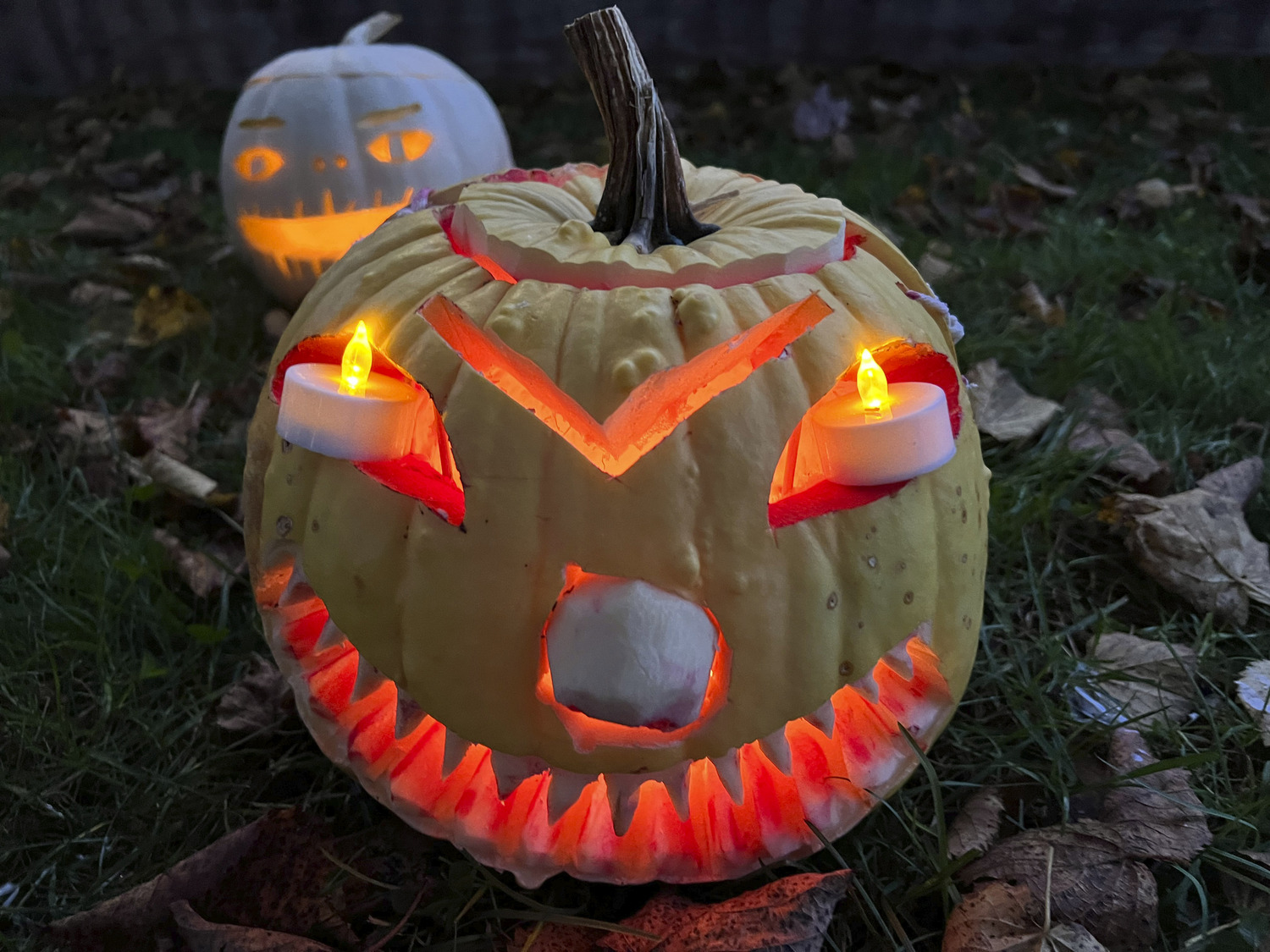 The Bridgehampton Lions pumpkin carving contest was held on Monday at the Bridgehampton Community House.