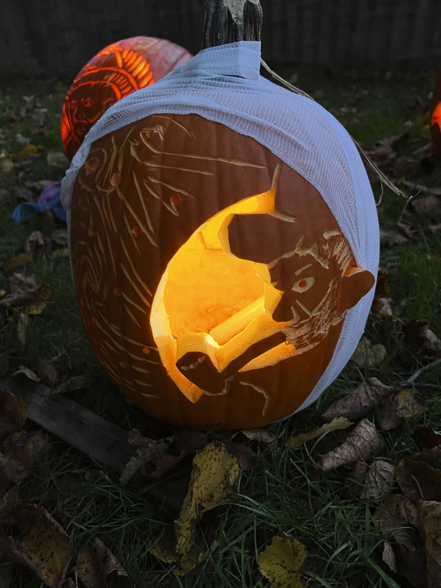 The Bridgehampton Lions pumpkin carving contest was held on Monday at the Bridgehampton Community House.