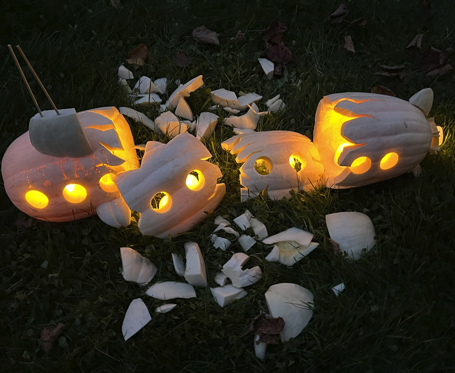 The Bridgehampton Lions pumpkin carving contest was held on Monday at the Bridgehampton Community House.